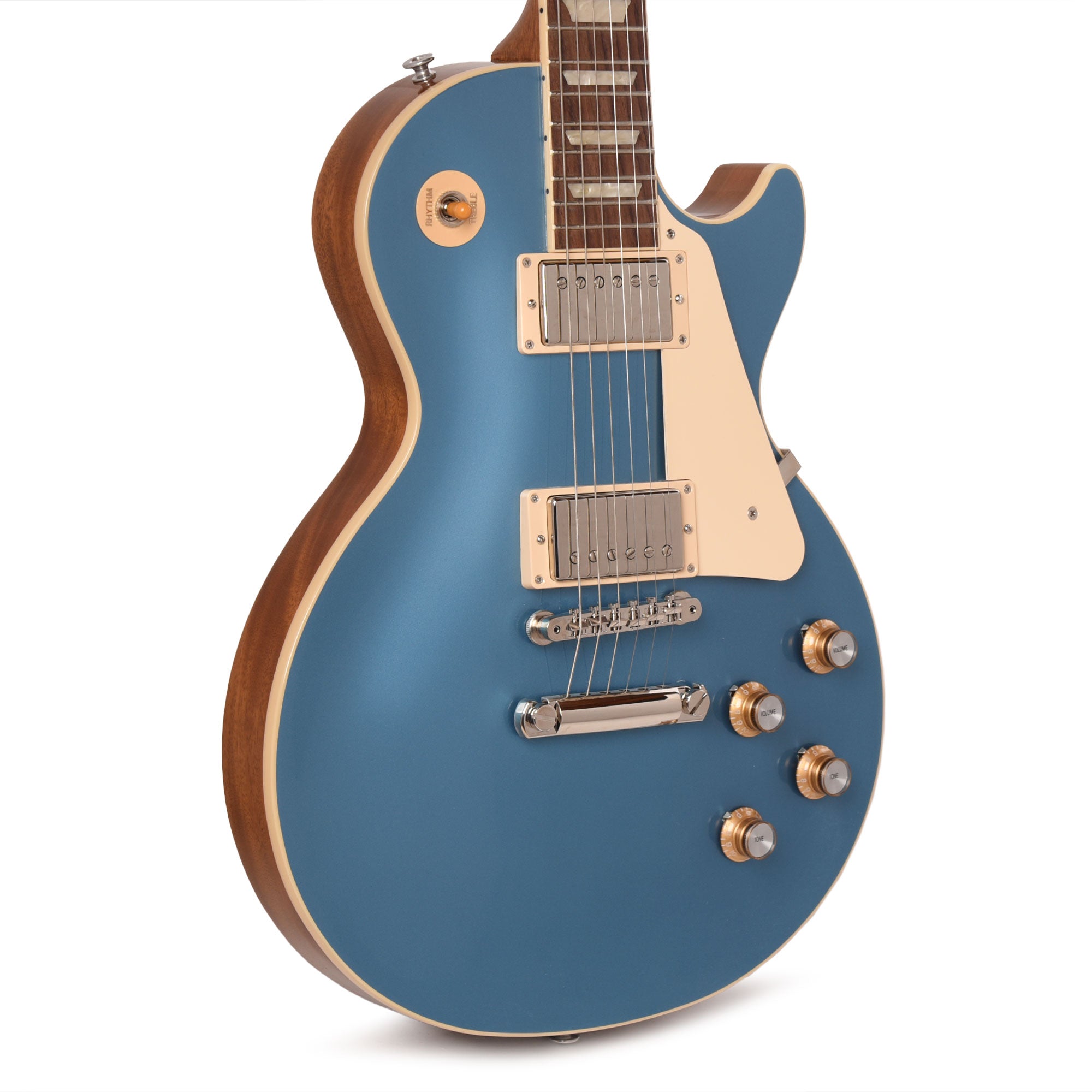 Gibson Original Les Paul Standard '60s Plain Top Pelham Blue Top Electric Guitars / Solid Body