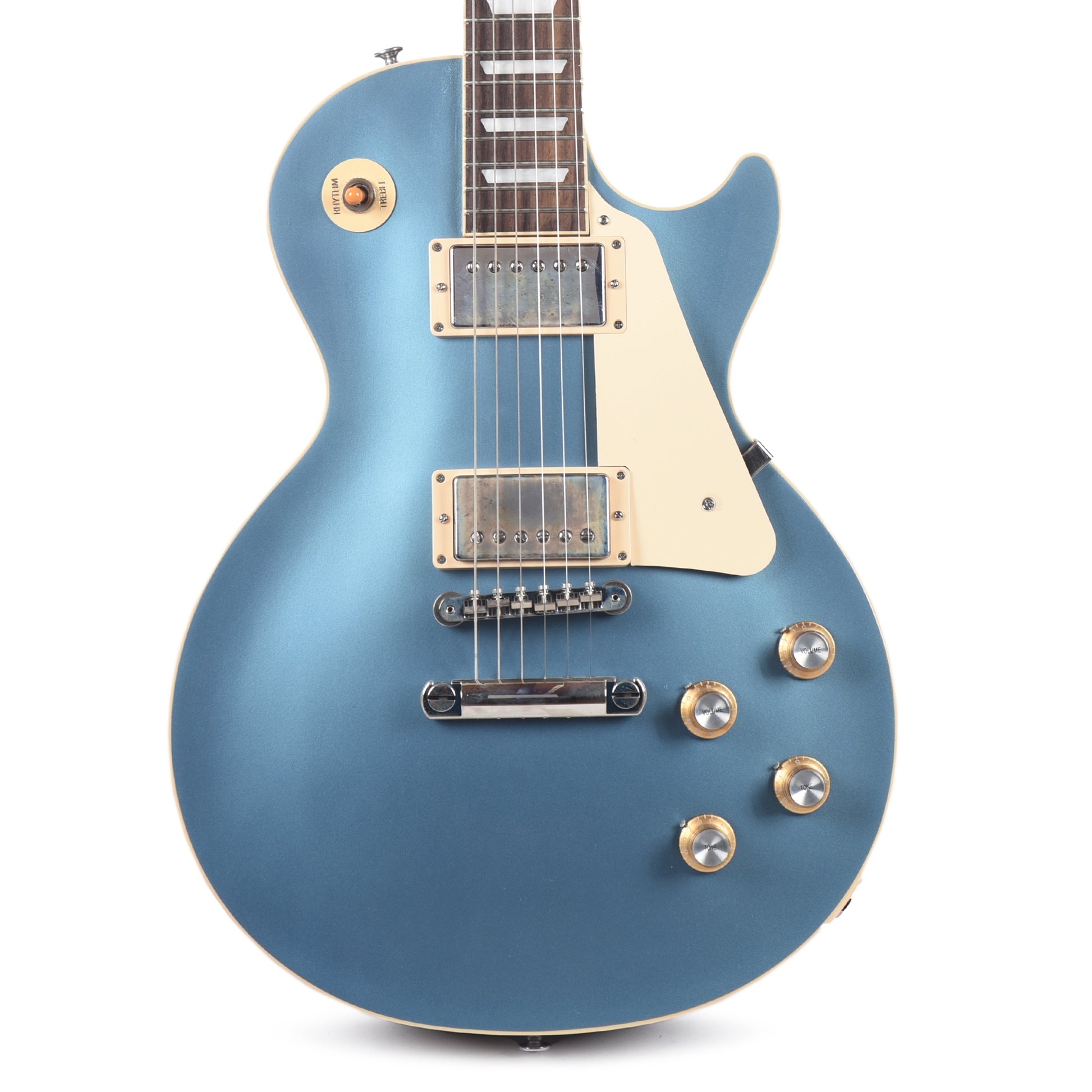 Gibson Original Les Paul Standard '60s Plain Top Pelham Blue Top Electric Guitars / Solid Body