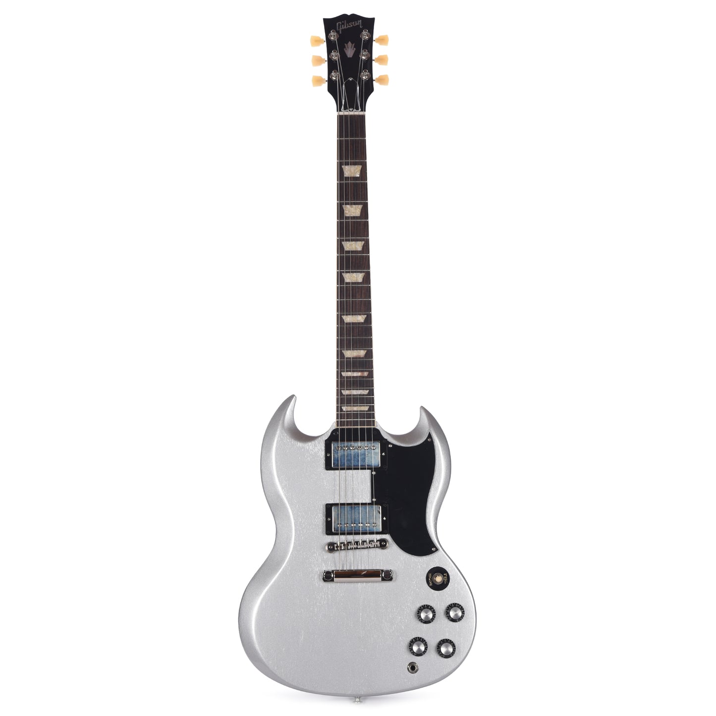 Gibson Original SG Standard '61 Stop Bar Metallic Silver Mist Electric Guitars / Solid Body