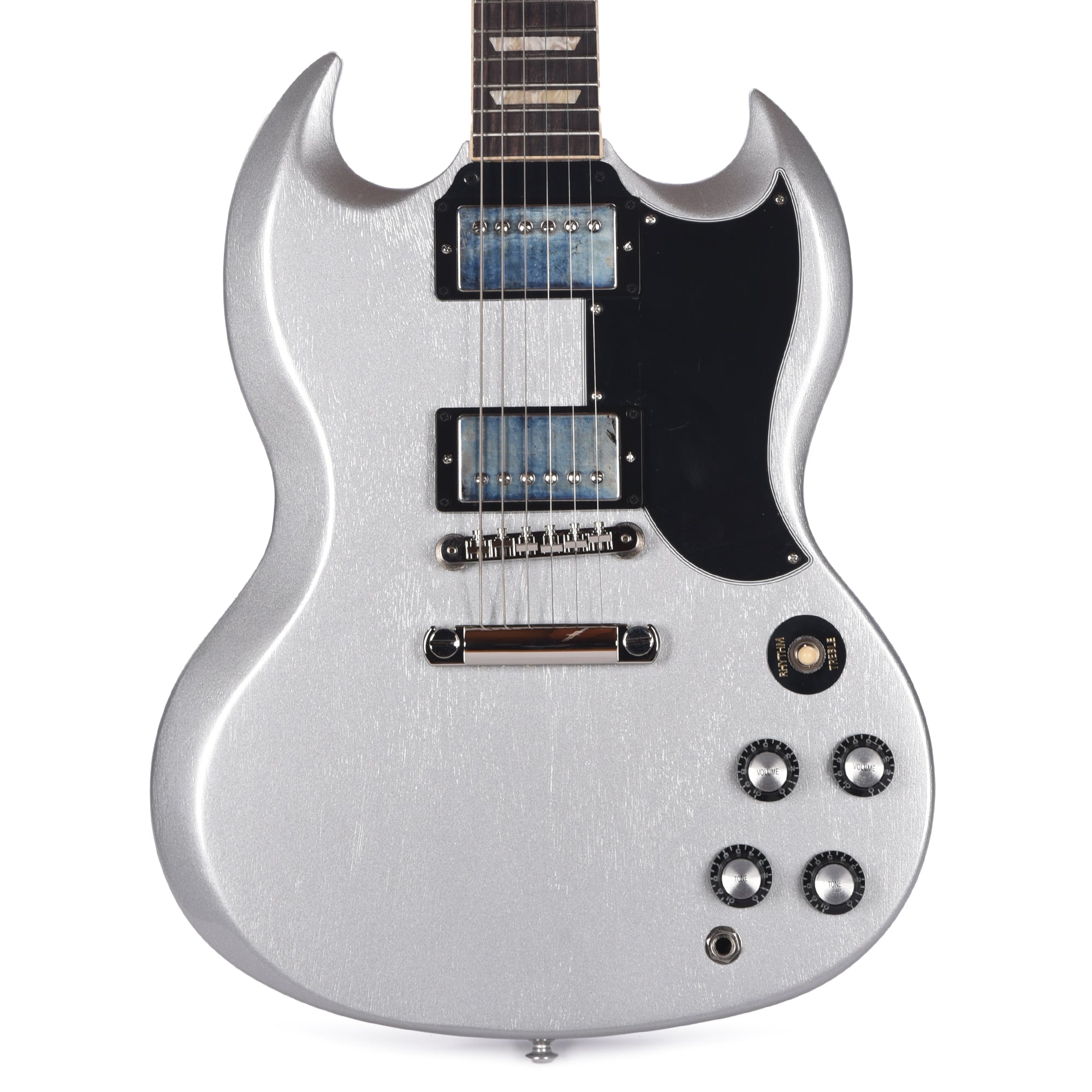 Gibson Original SG Standard '61 Stop Bar Metallic Silver Mist Electric Guitars / Solid Body