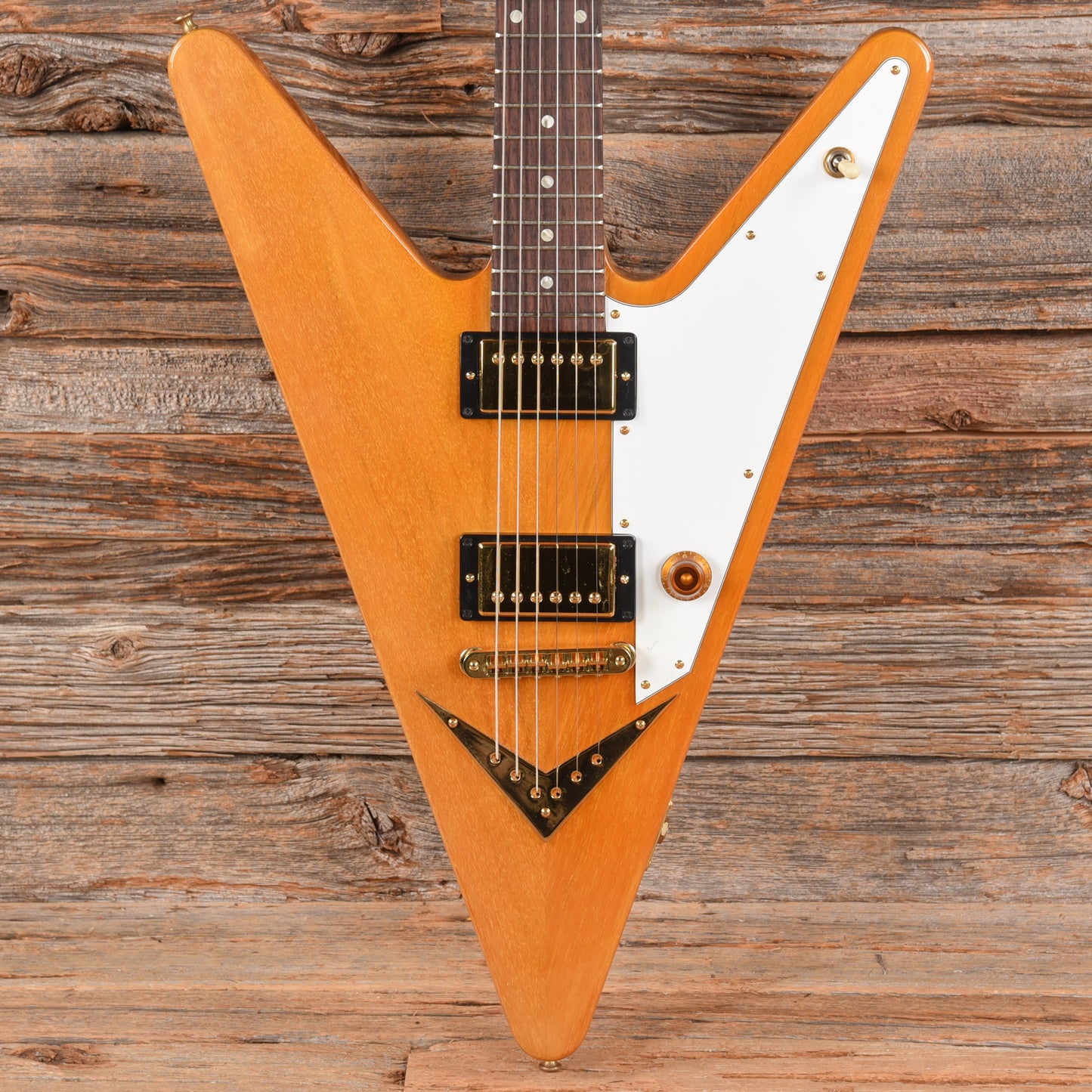 Gibson Reverse Flying V GOTW #29 Natural 2007 Electric Guitars / Solid Body