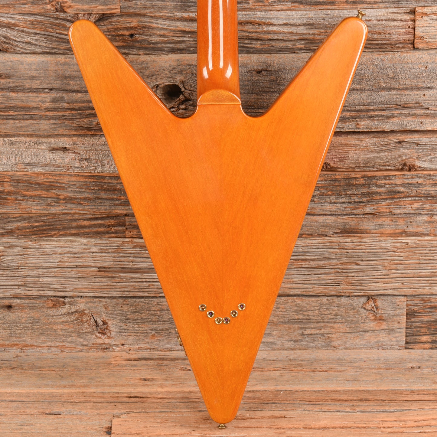 Gibson Reverse Flying V Natural - Dave Amato of REO Speedwagon Electric Guitars / Solid Body