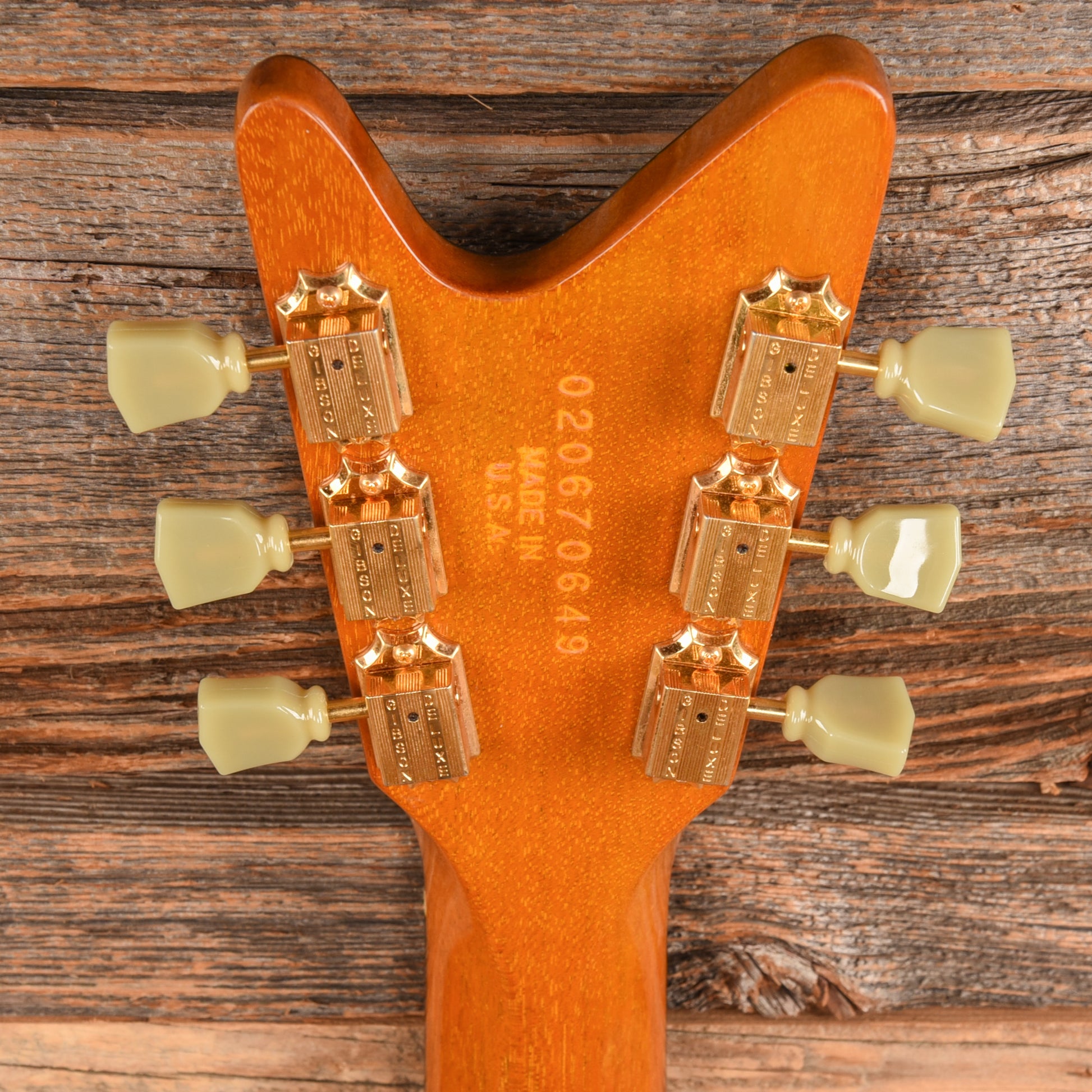 Gibson Reverse Flying V Natural - Dave Amato of REO Speedwagon Electric Guitars / Solid Body