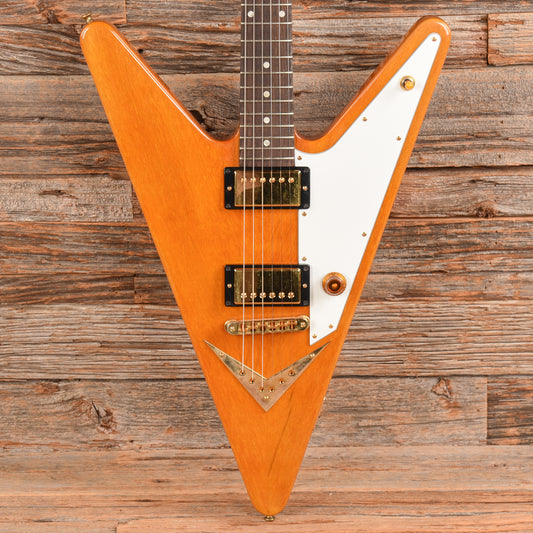 Gibson Reverse Flying V Natural - Dave Amato of REO Speedwagon Electric Guitars / Solid Body