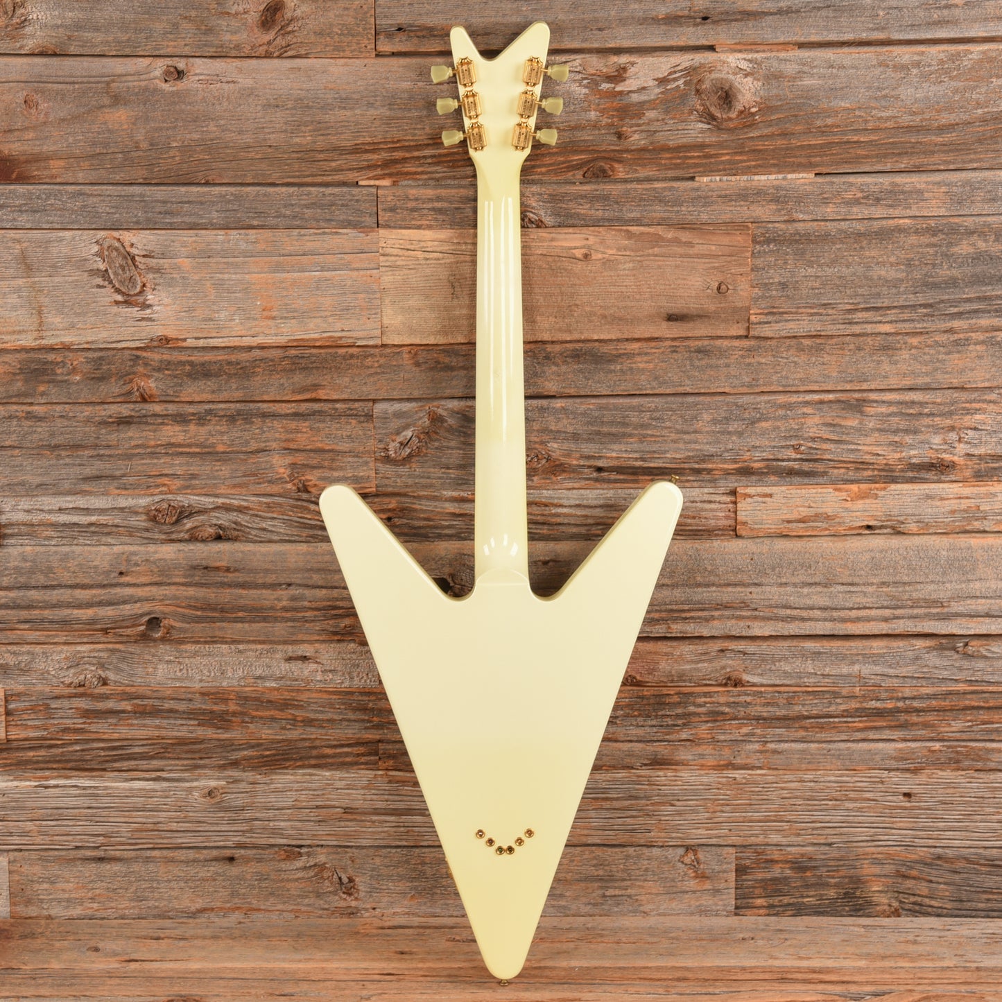 Gibson Reverse Flying V White  - Dave Amato of REO Speedwagon Electric Guitars / Solid Body