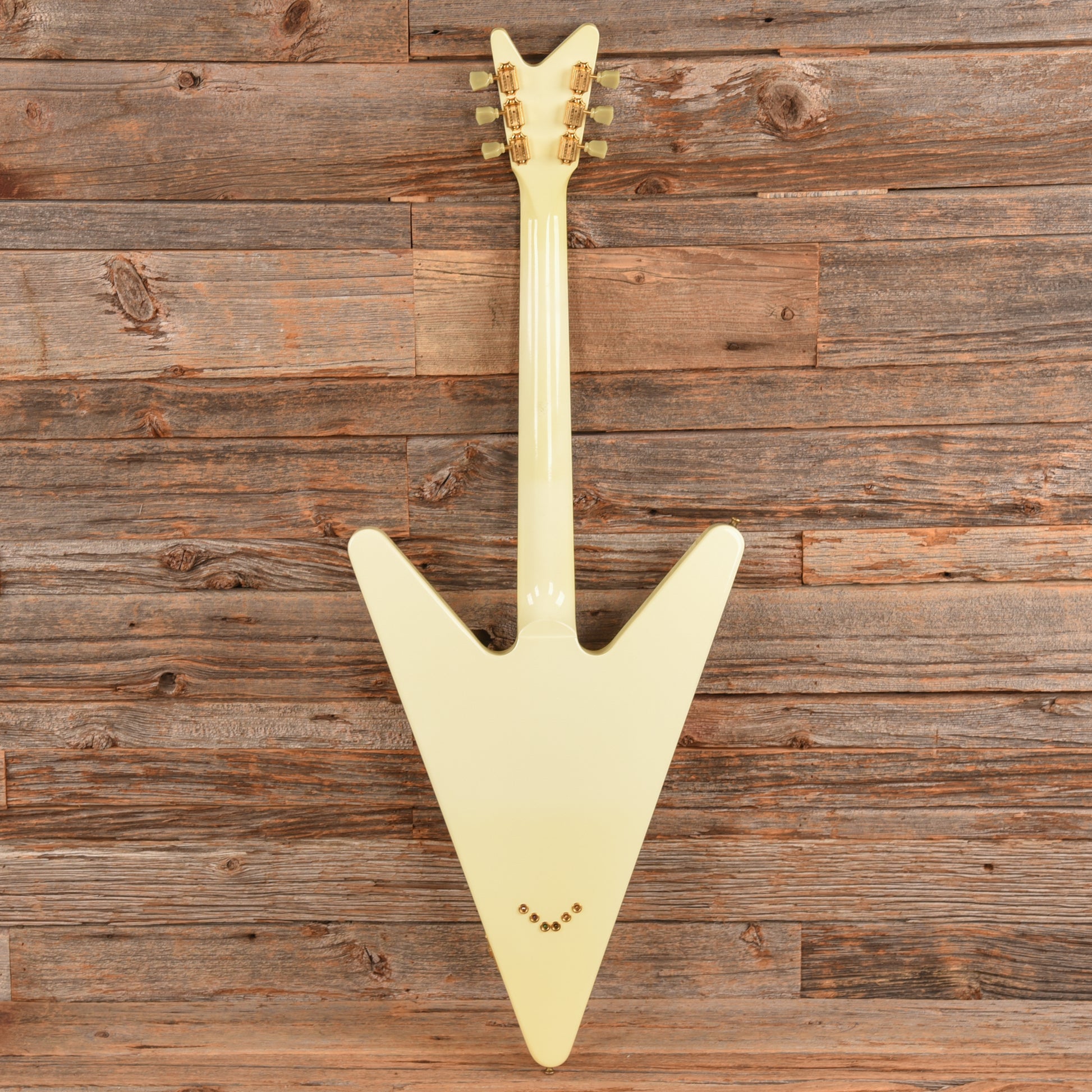 Gibson Reverse Flying V White  - Dave Amato of REO Speedwagon Electric Guitars / Solid Body