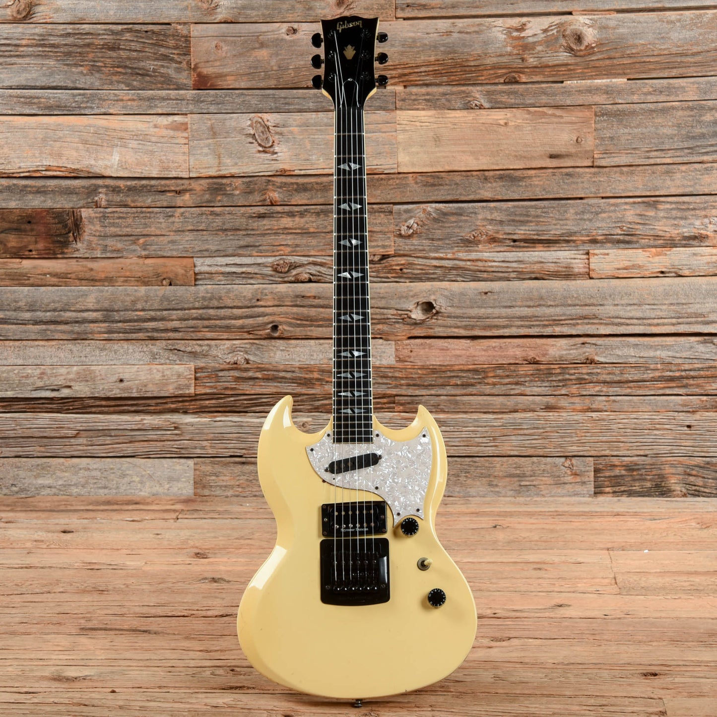 Gibson SG 90 Double White 1988 Electric Guitars / Solid Body