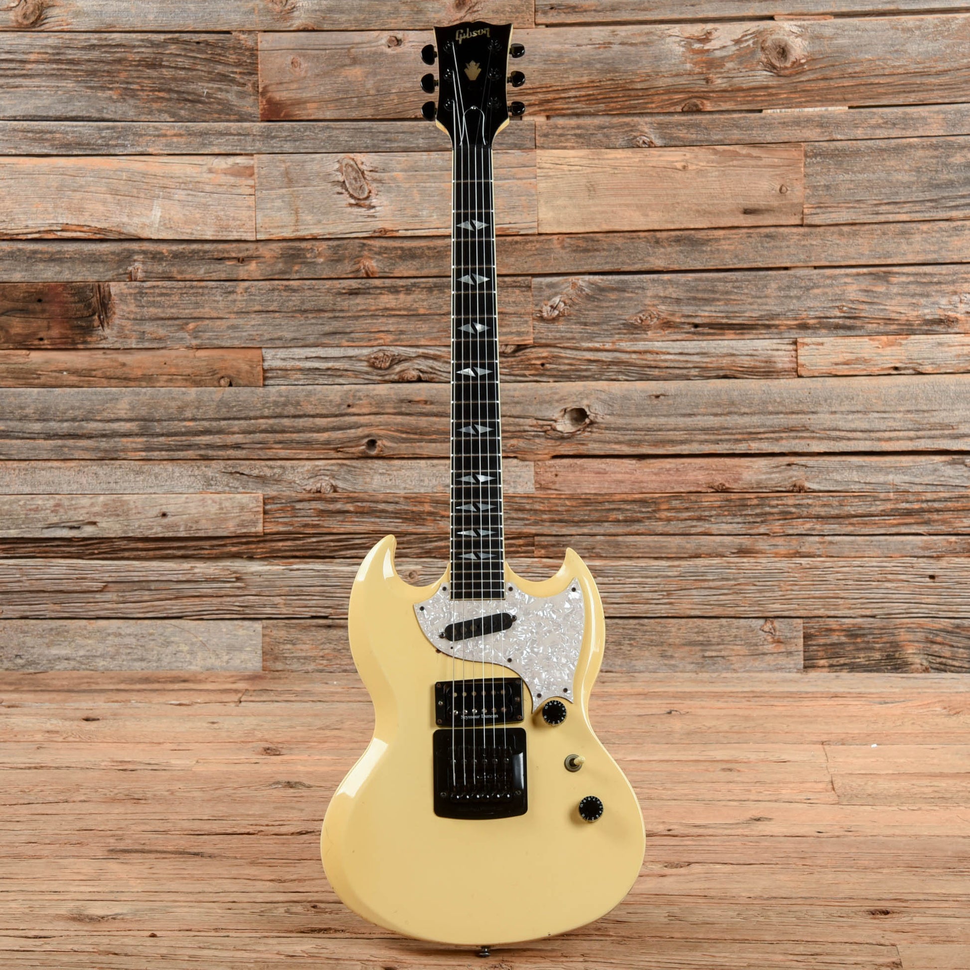 Gibson SG 90 Double White 1988 Electric Guitars / Solid Body