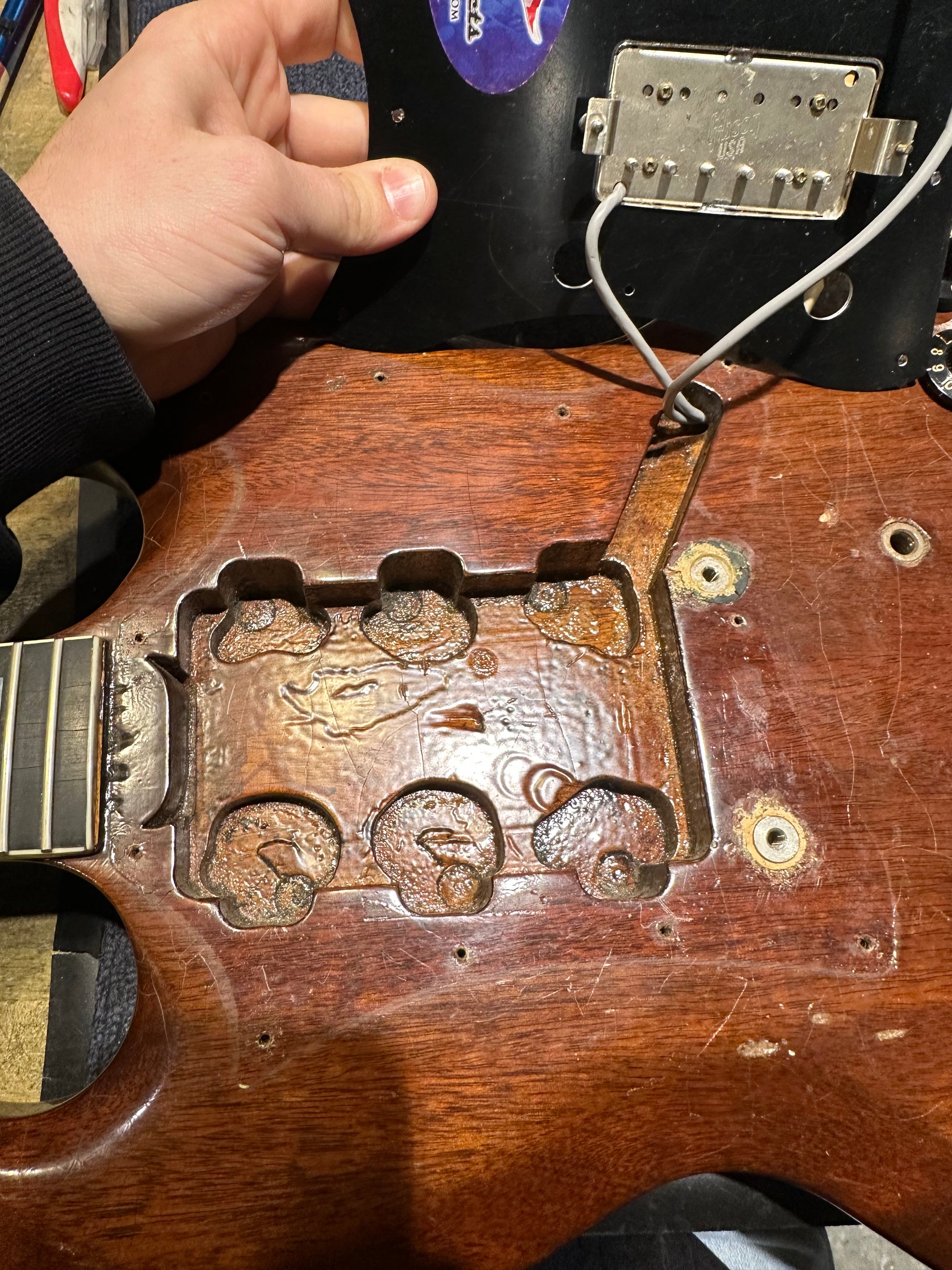 Gibson SG Custom Brown 1969 Electric Guitars / Solid Body