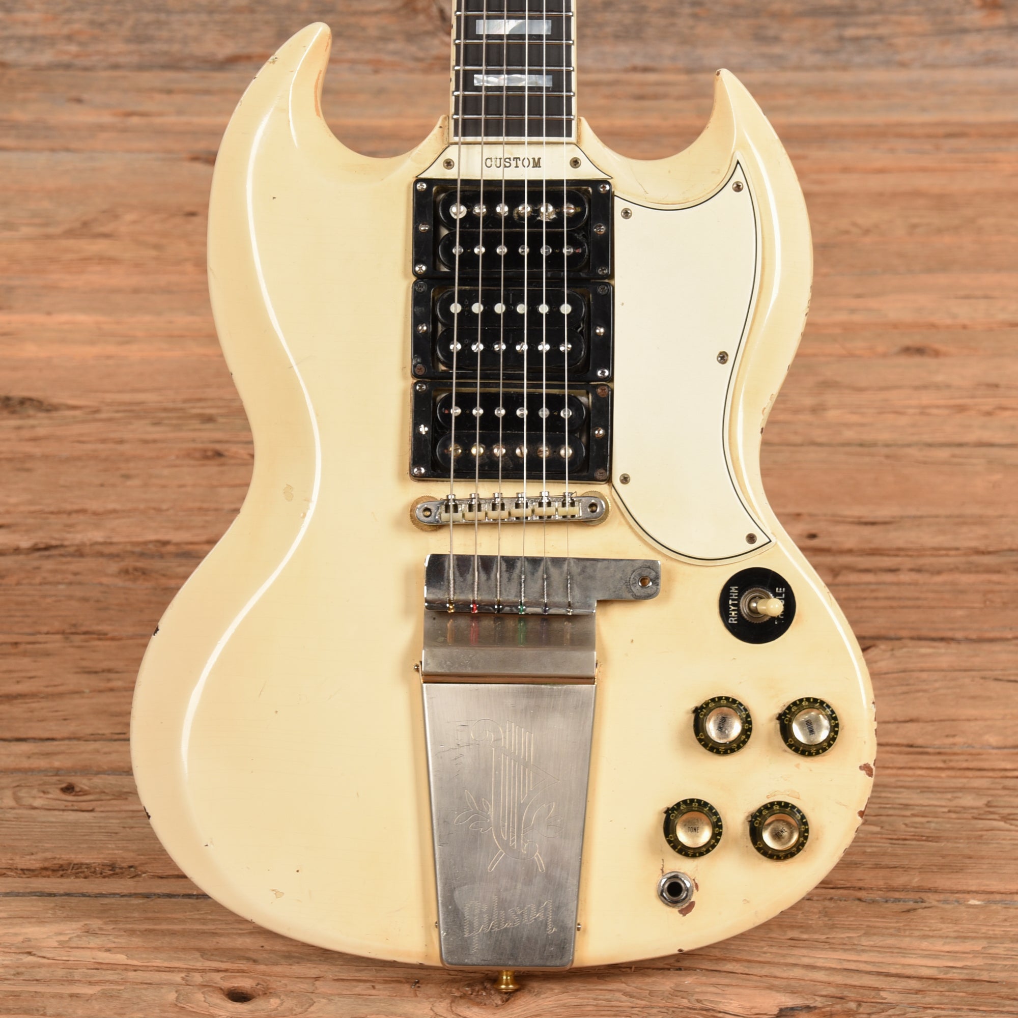 Gibson SG Custom Polaris White 1963 Electric Guitars / Solid Body