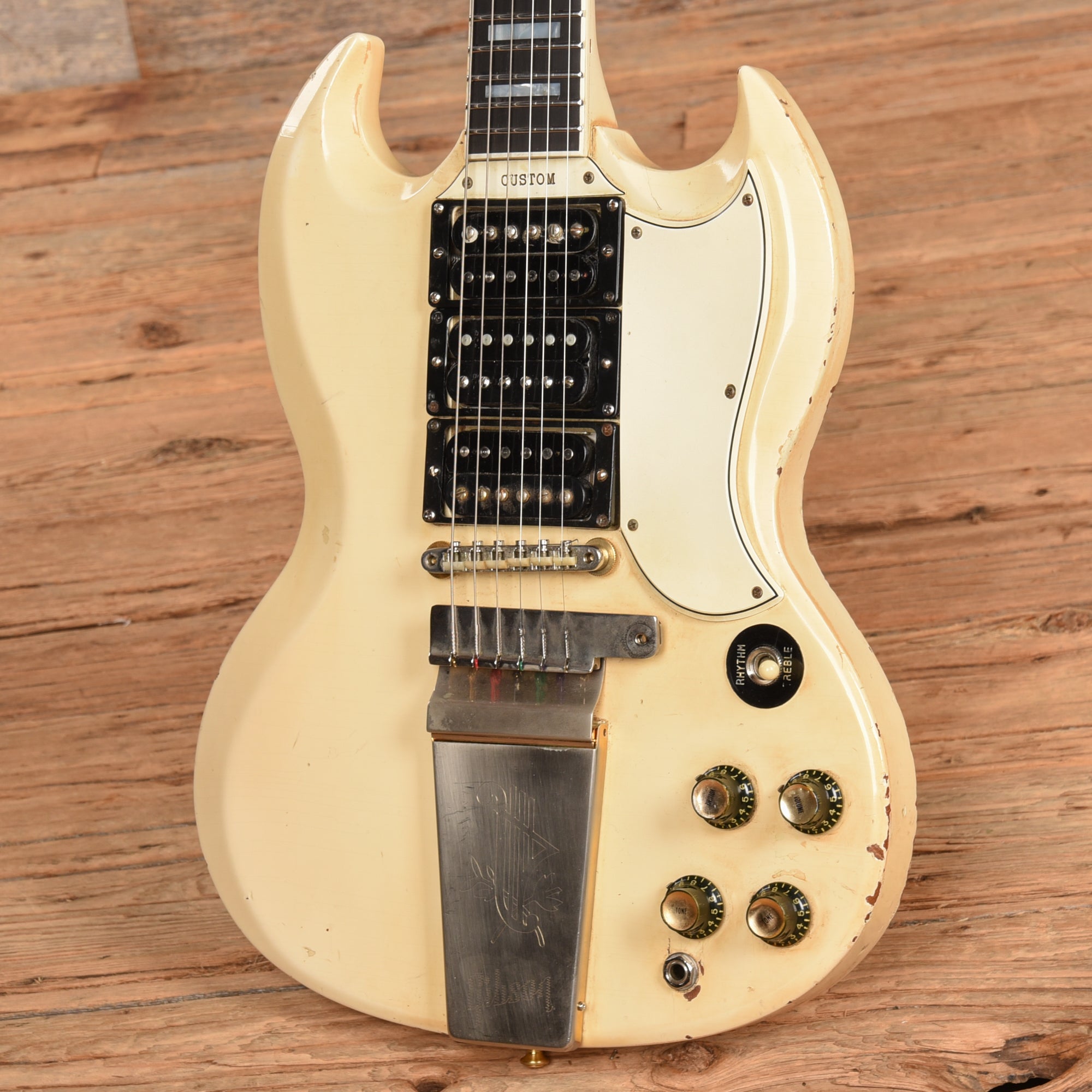 Gibson SG Custom Polaris White 1963 Electric Guitars / Solid Body