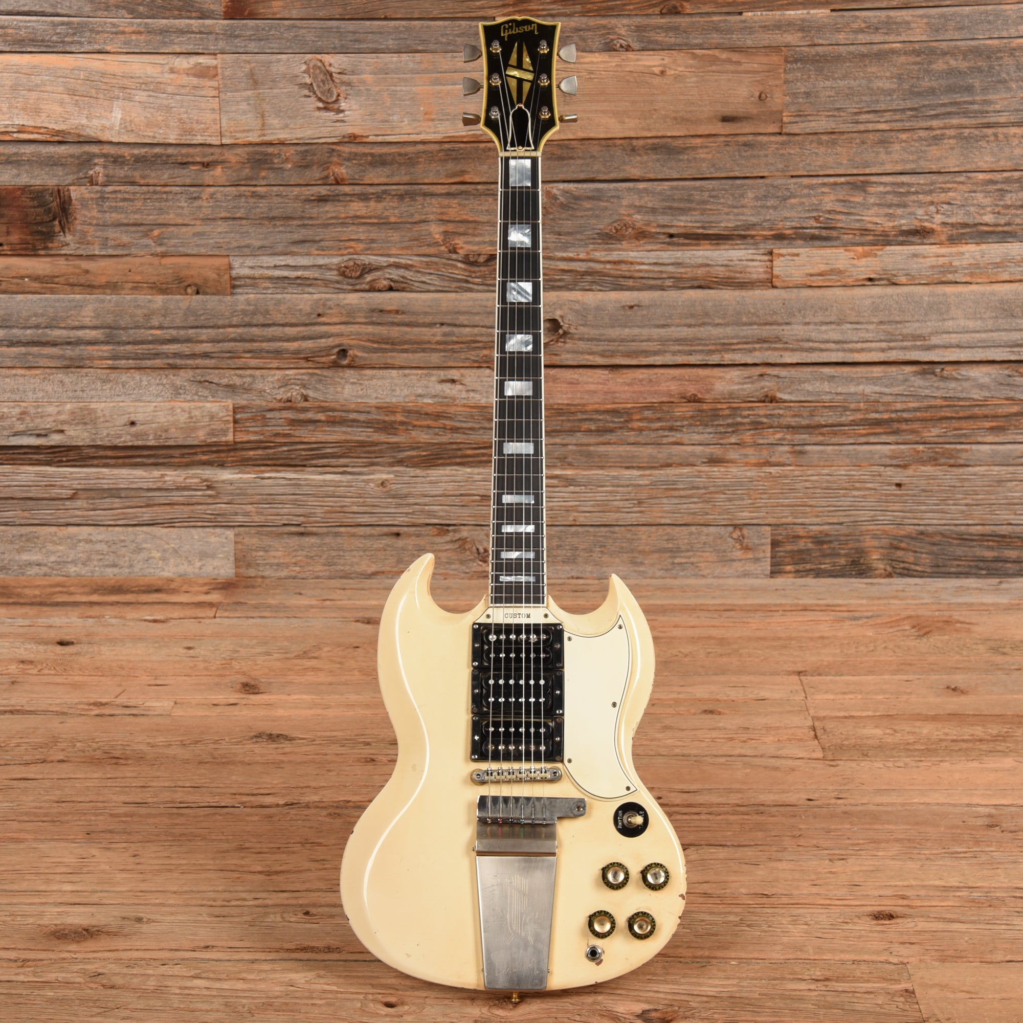 Gibson SG Custom Polaris White 1963 Electric Guitars / Solid Body