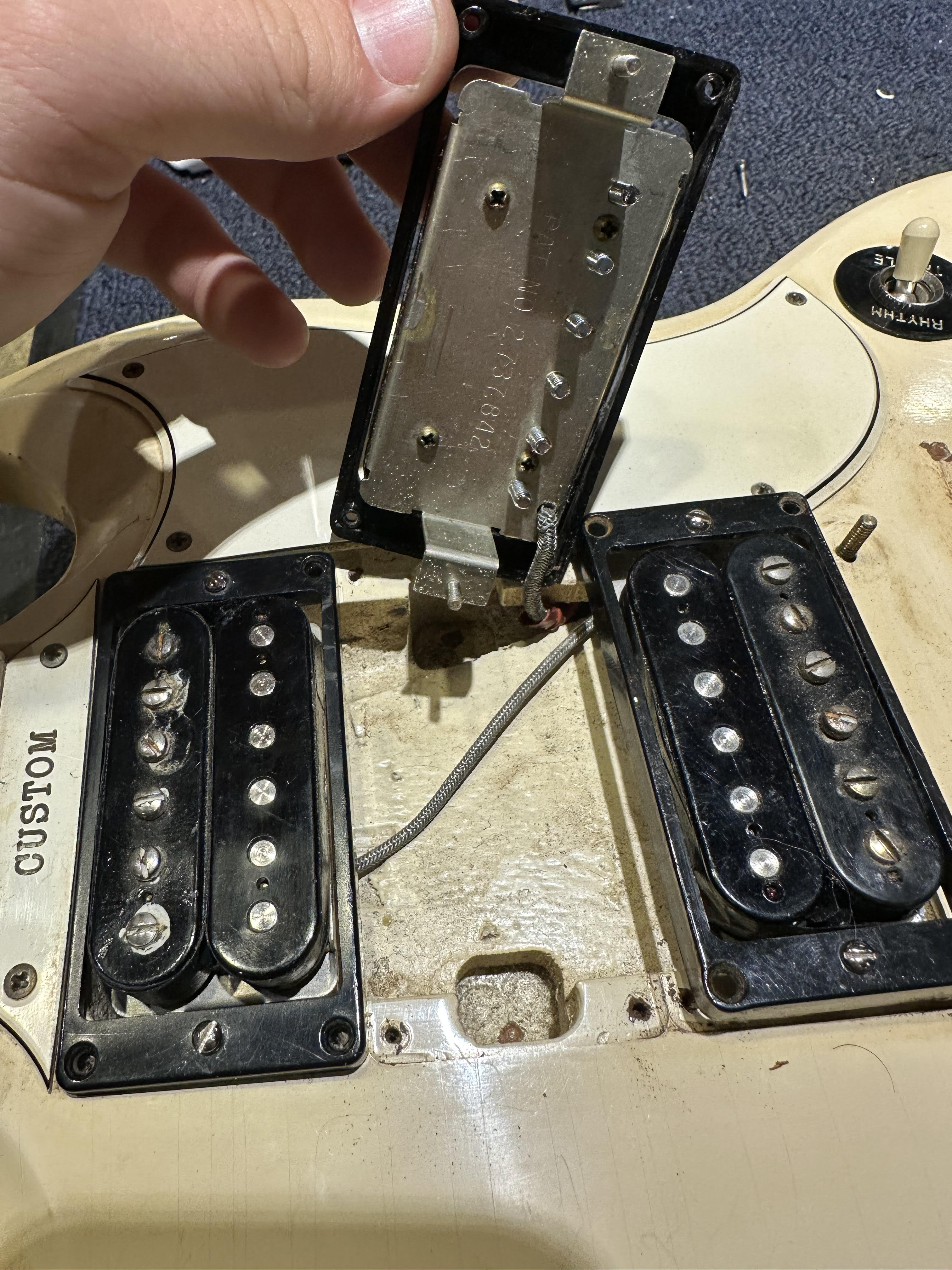 Gibson SG Custom Polaris White 1963 Electric Guitars / Solid Body
