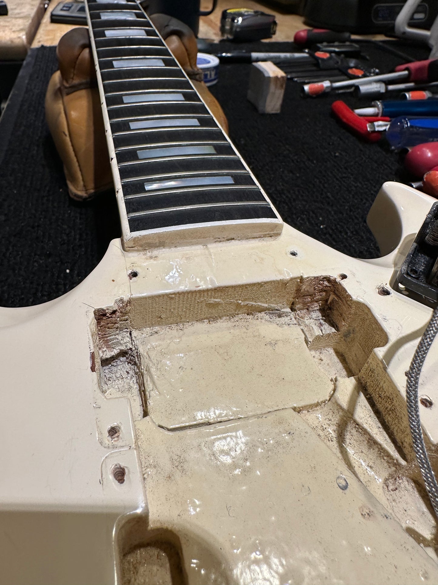 Gibson SG Custom Polaris White 1963 Electric Guitars / Solid Body