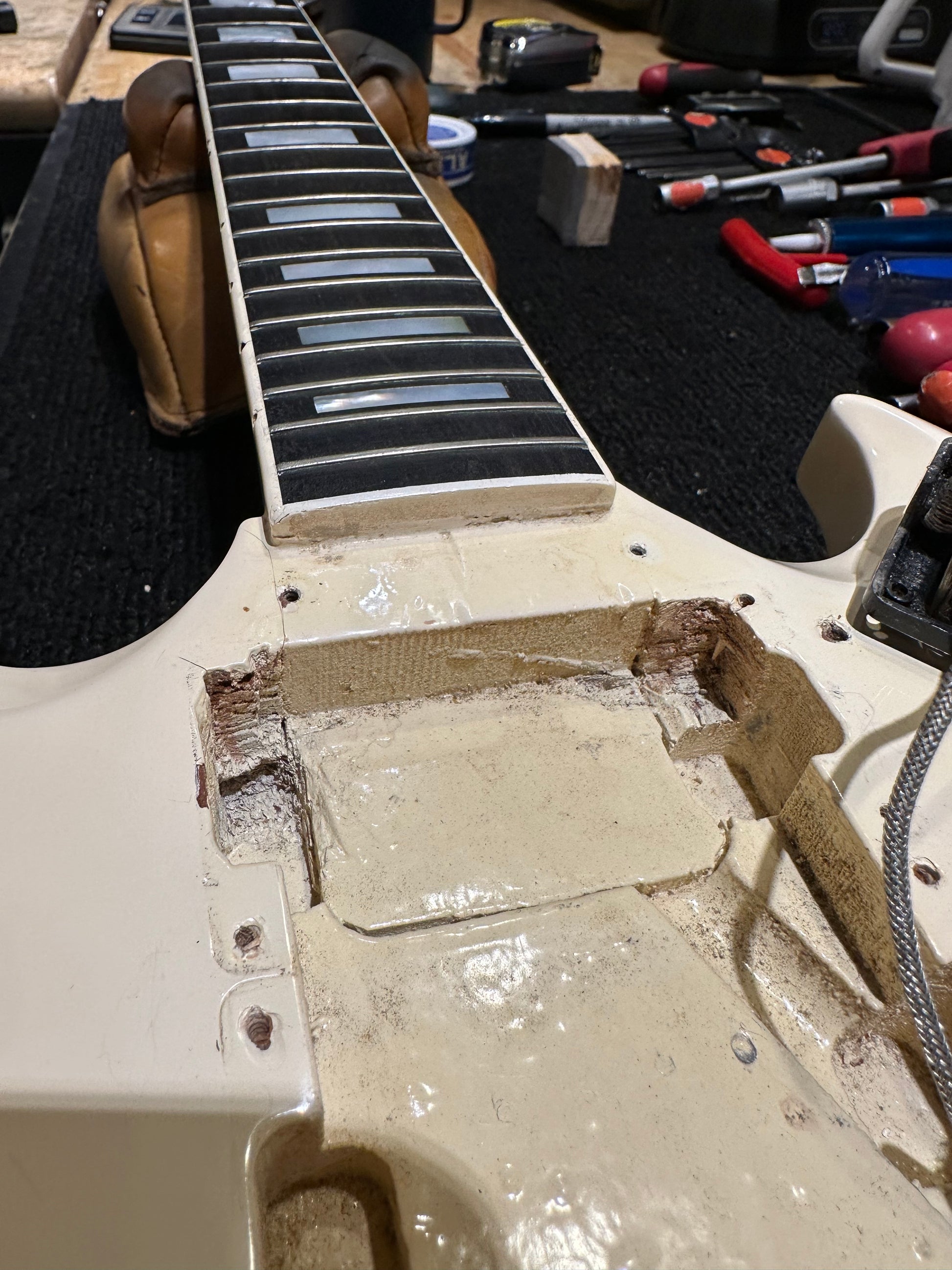 Gibson SG Custom Polaris White 1963 Electric Guitars / Solid Body