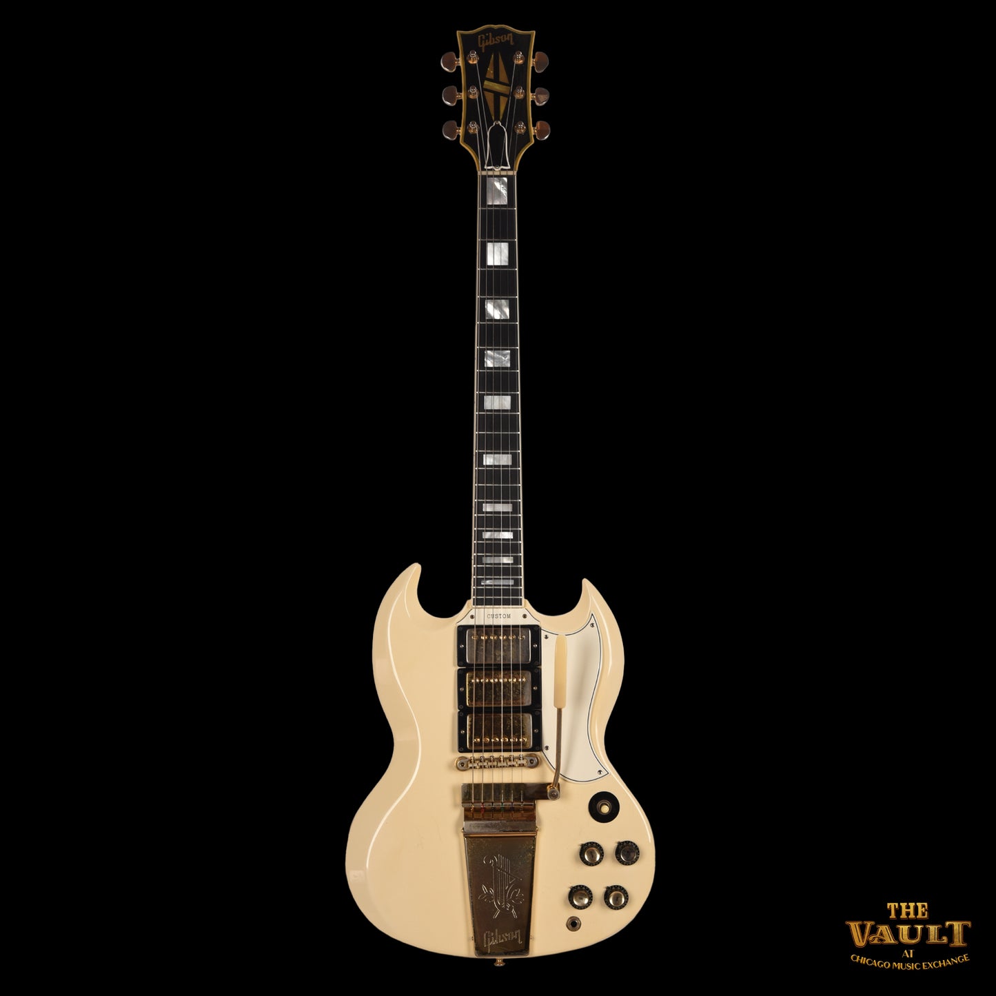 Gibson SG Custom Polaris White 1963 Electric Guitars / Solid Body