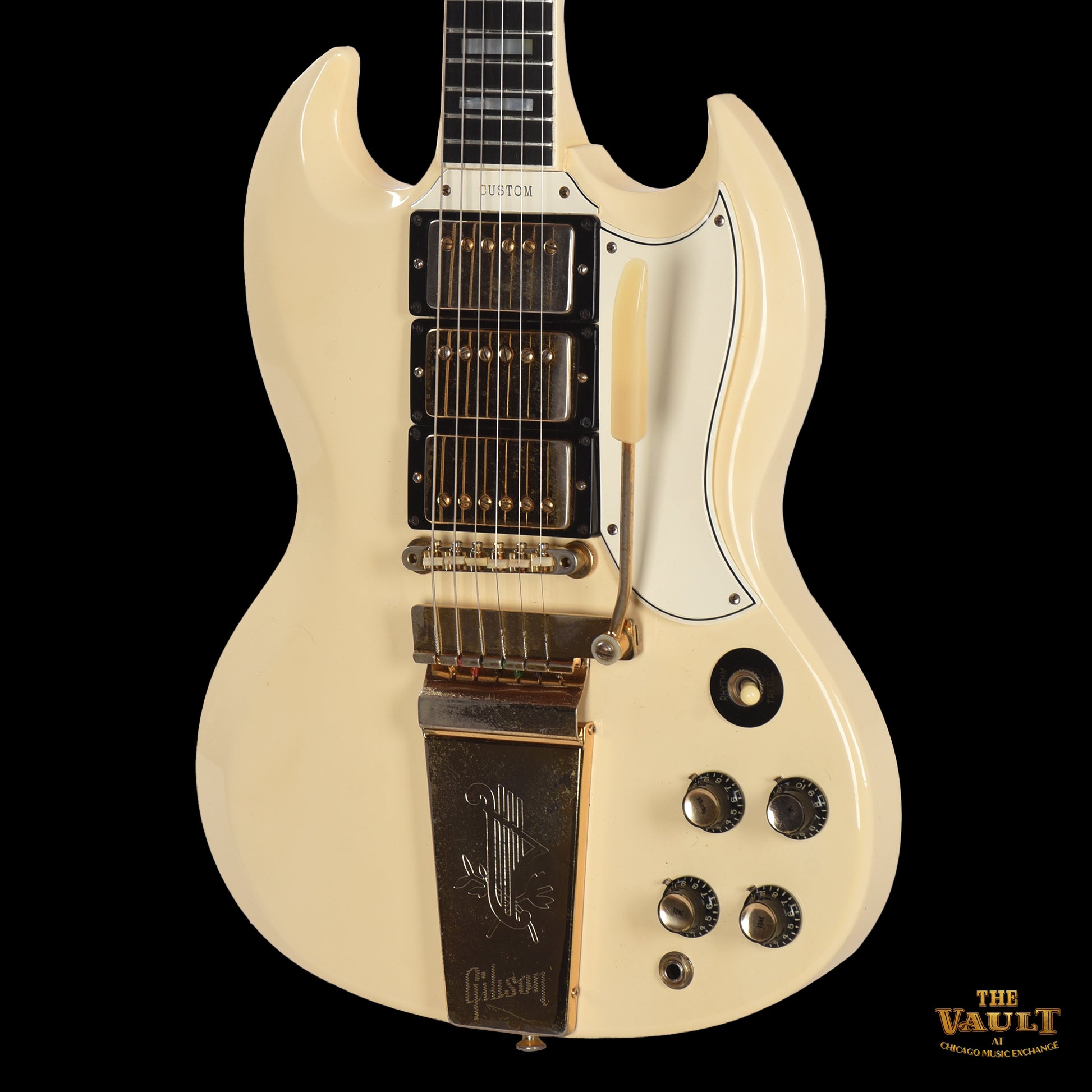Gibson SG Custom Polaris White 1963 Electric Guitars / Solid Body