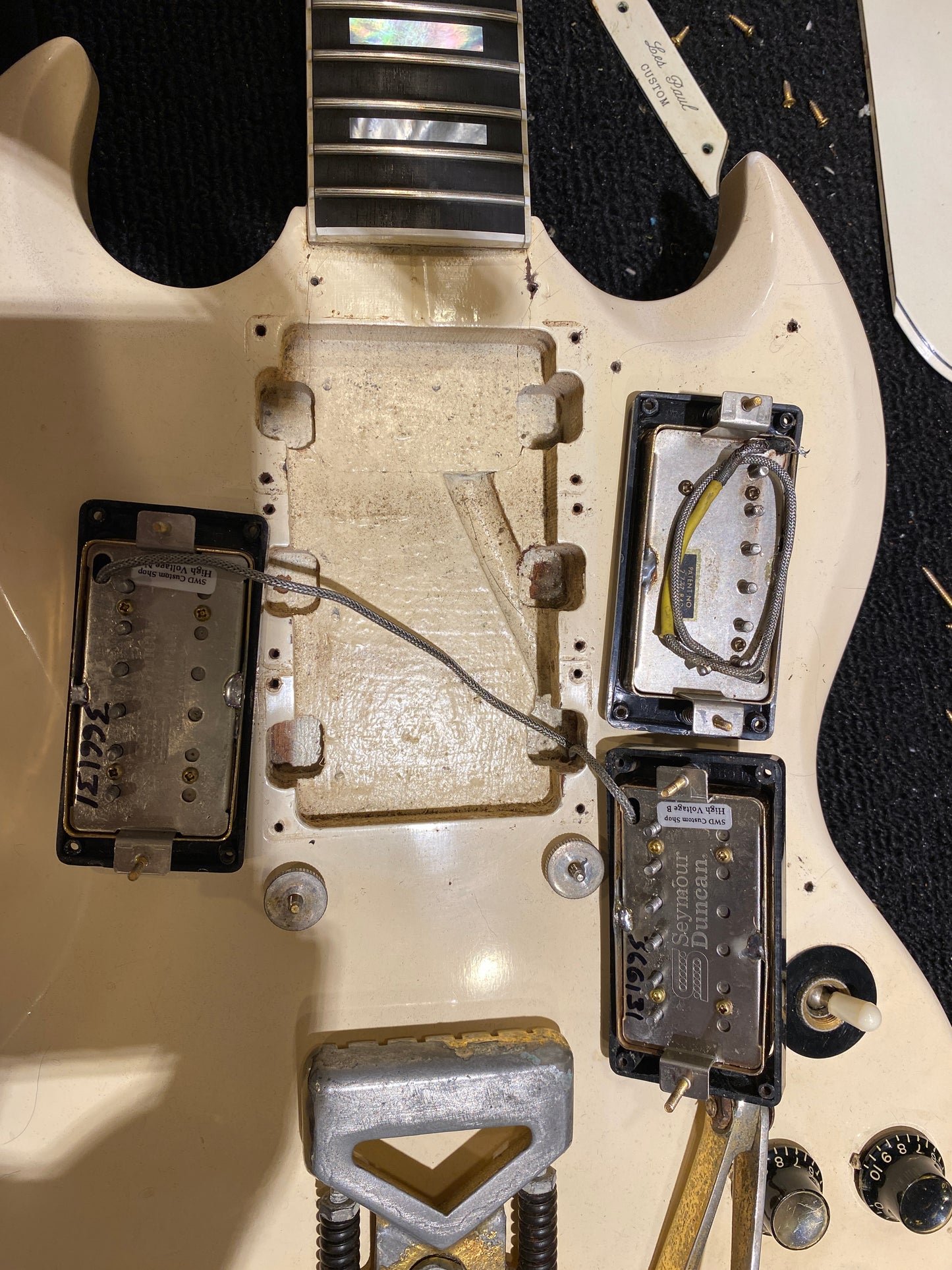 Gibson SG Custom White 1962 Electric Guitars / Solid Body