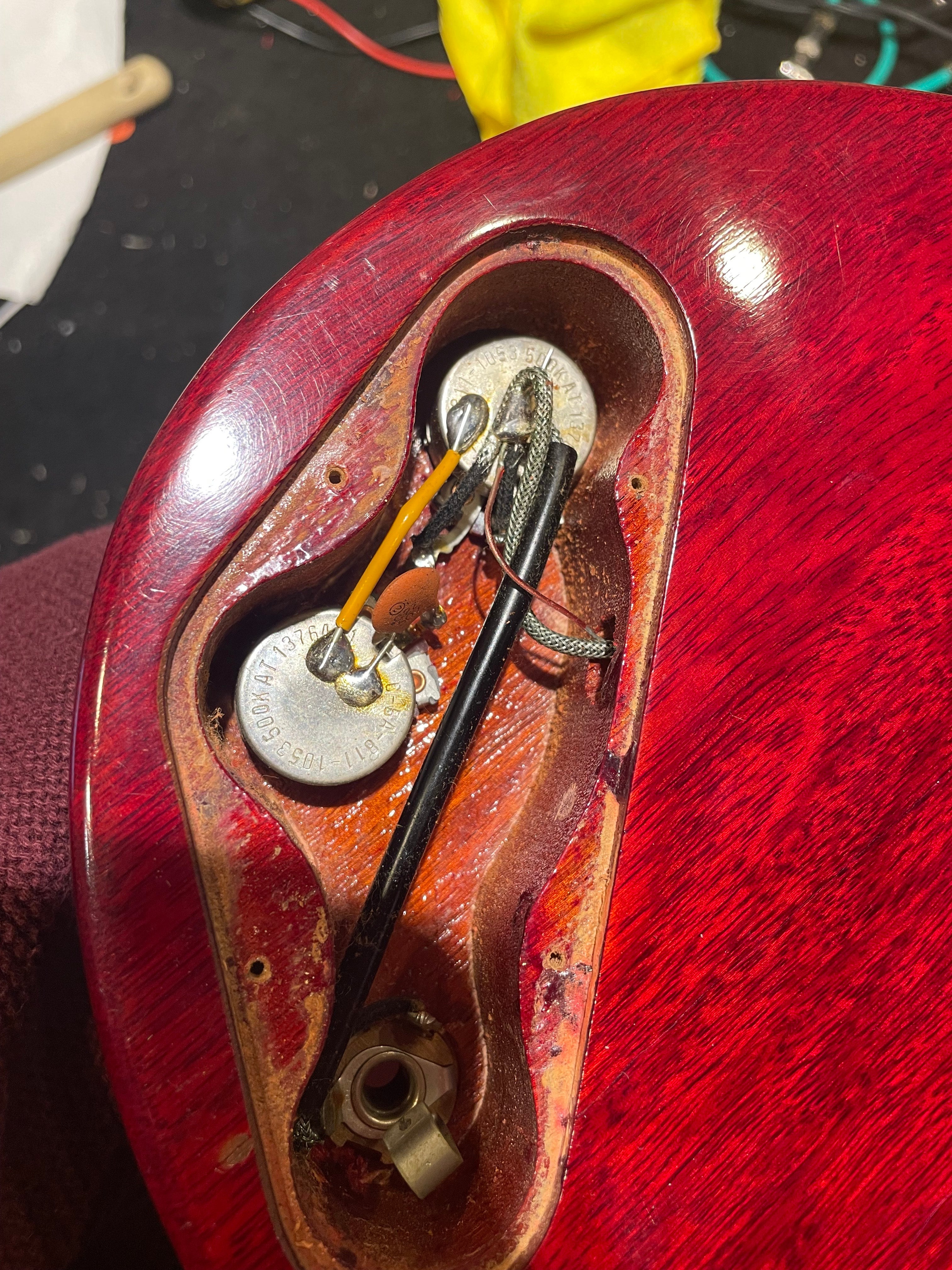 Gibson SG Junior Cherry 1964 Electric Guitars / Solid Body