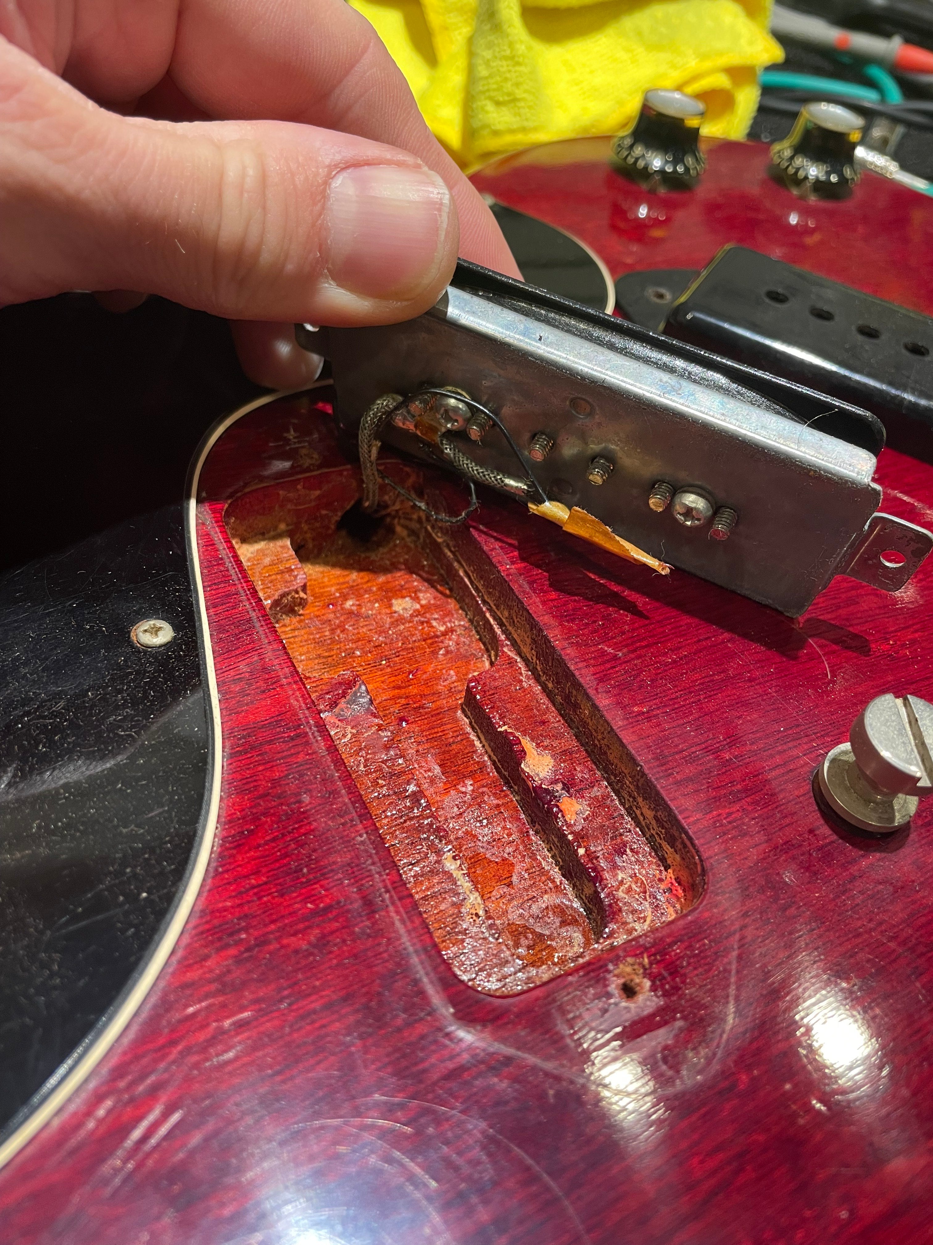Gibson SG Junior Cherry 1964 Electric Guitars / Solid Body