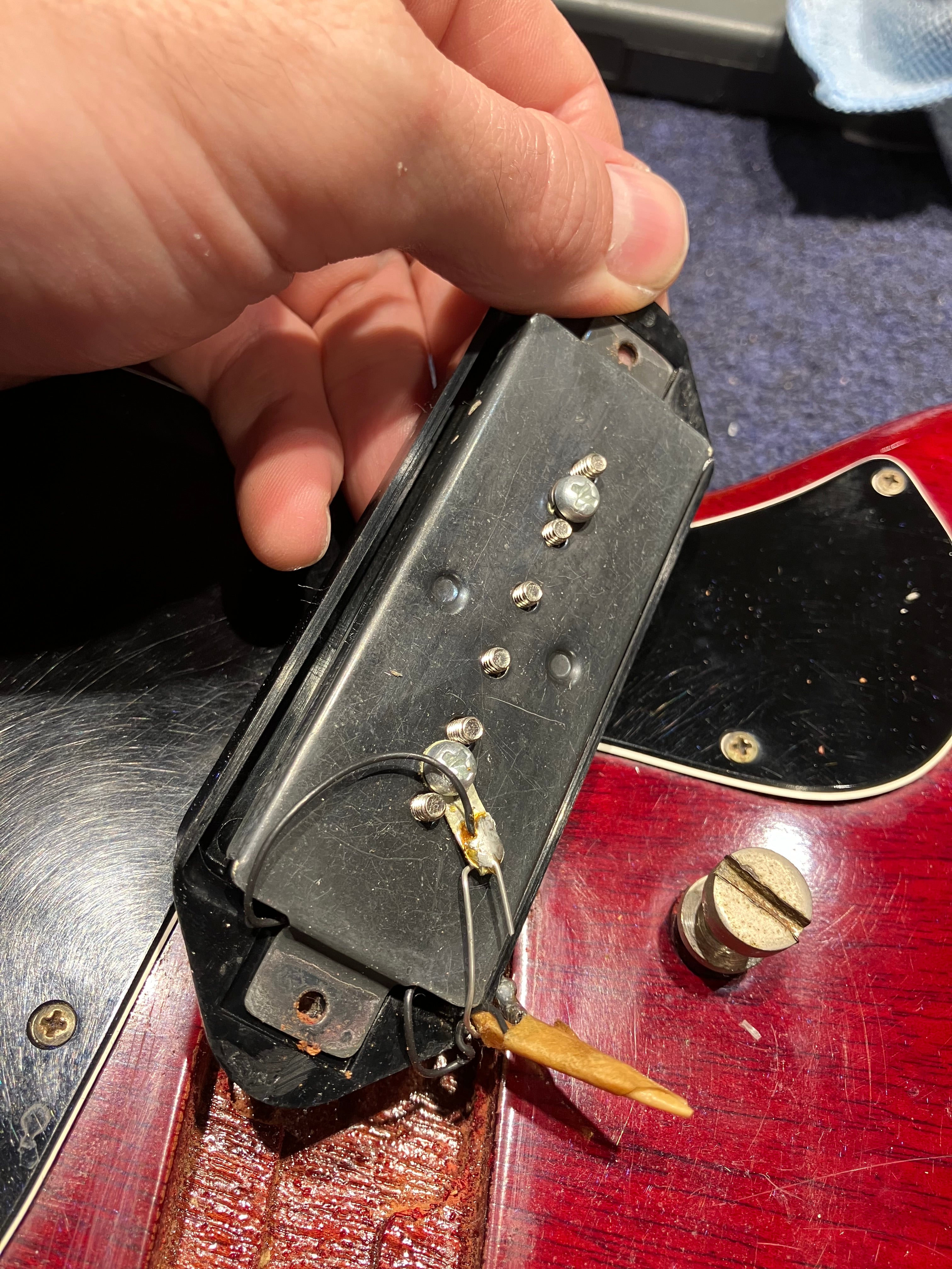 Gibson SG Junior Cherry 1965 Electric Guitars / Solid Body