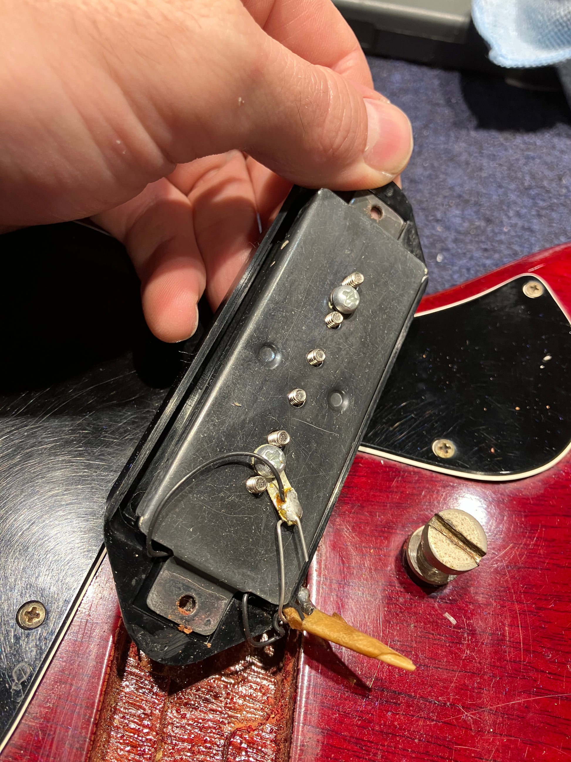 Gibson SG Junior Cherry 1965 Electric Guitars / Solid Body