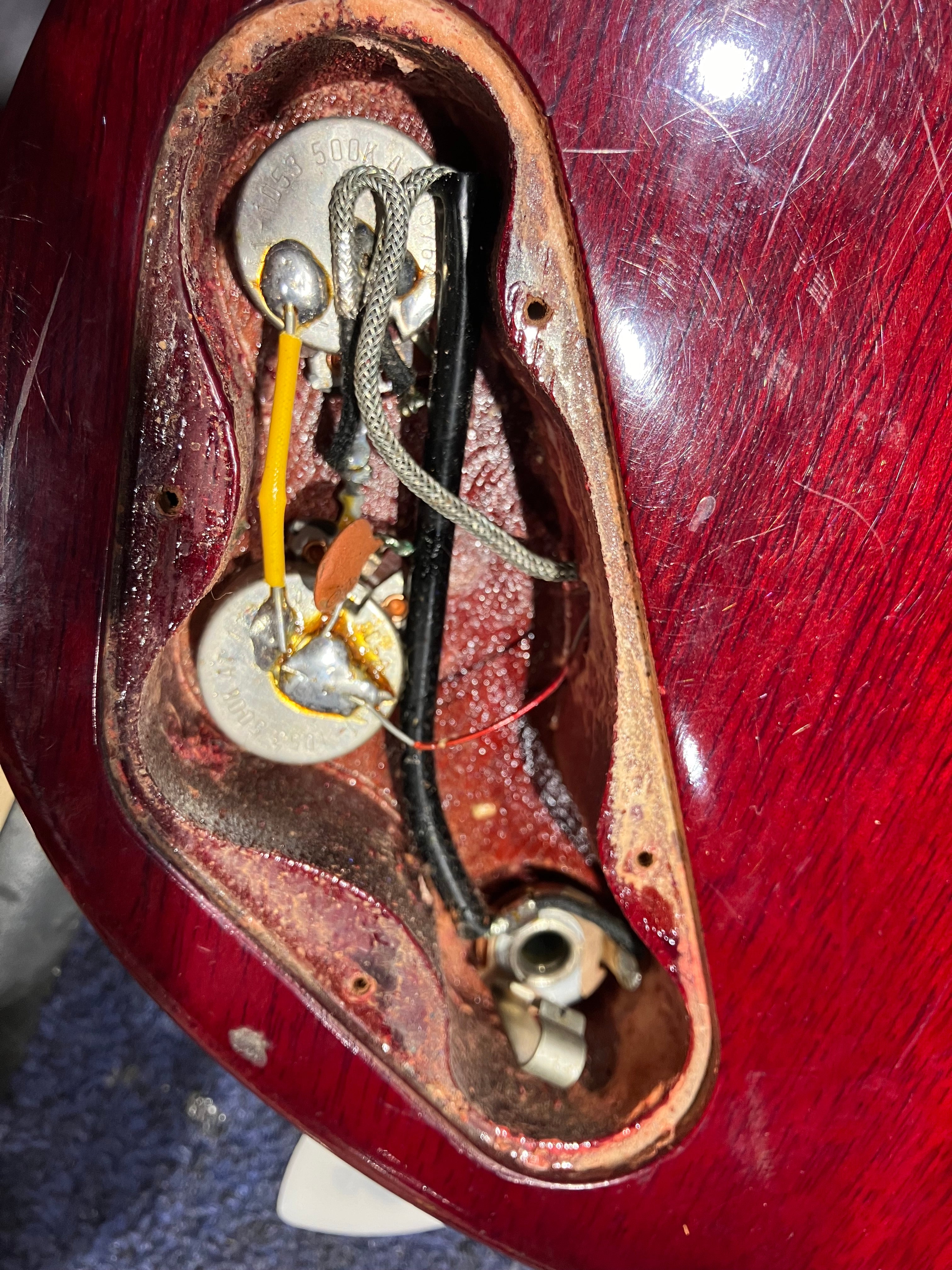 Gibson SG Junior Cherry 1965 Electric Guitars / Solid Body