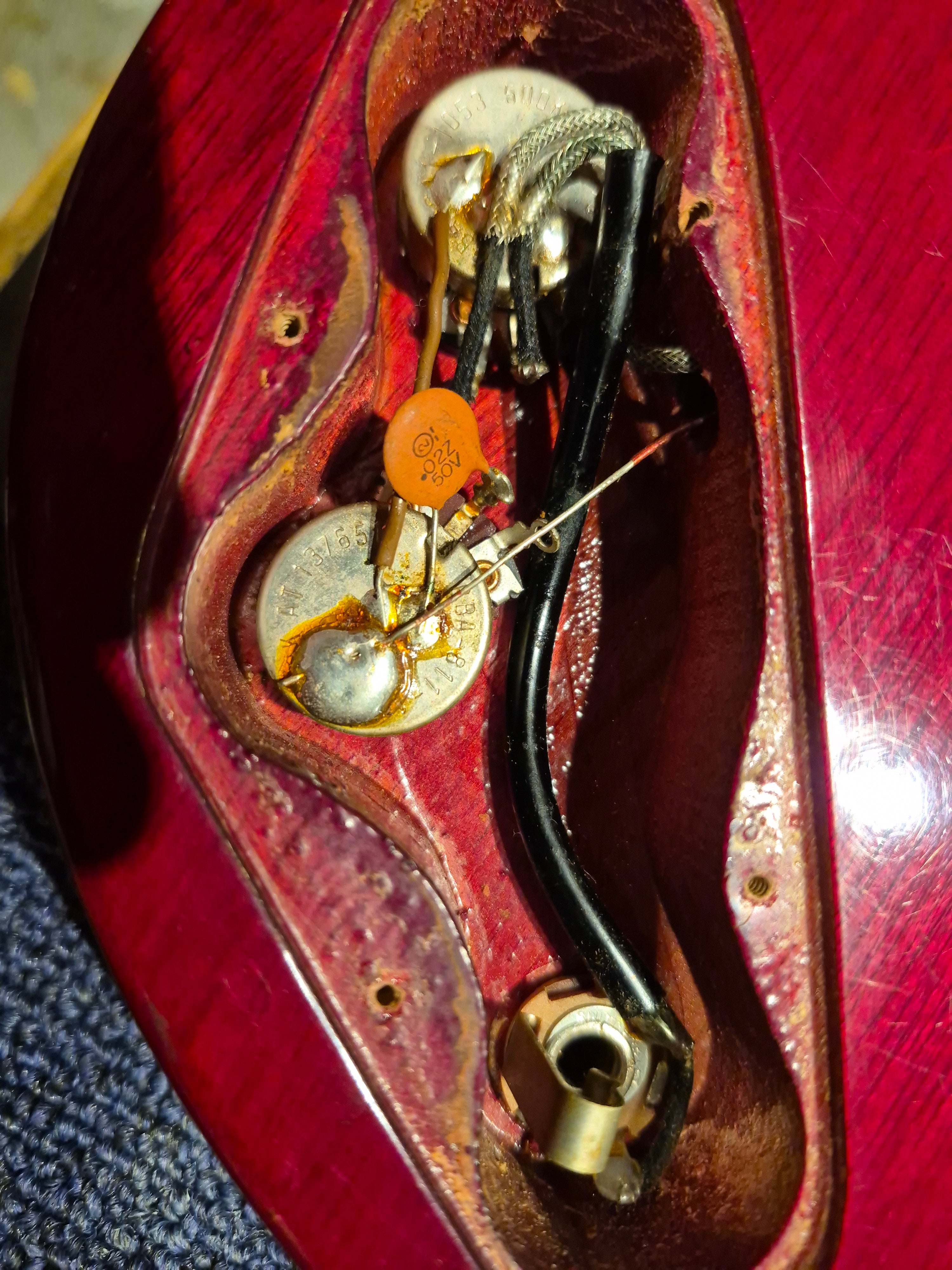 Gibson SG Junior Cherry 1965 Electric Guitars / Solid Body