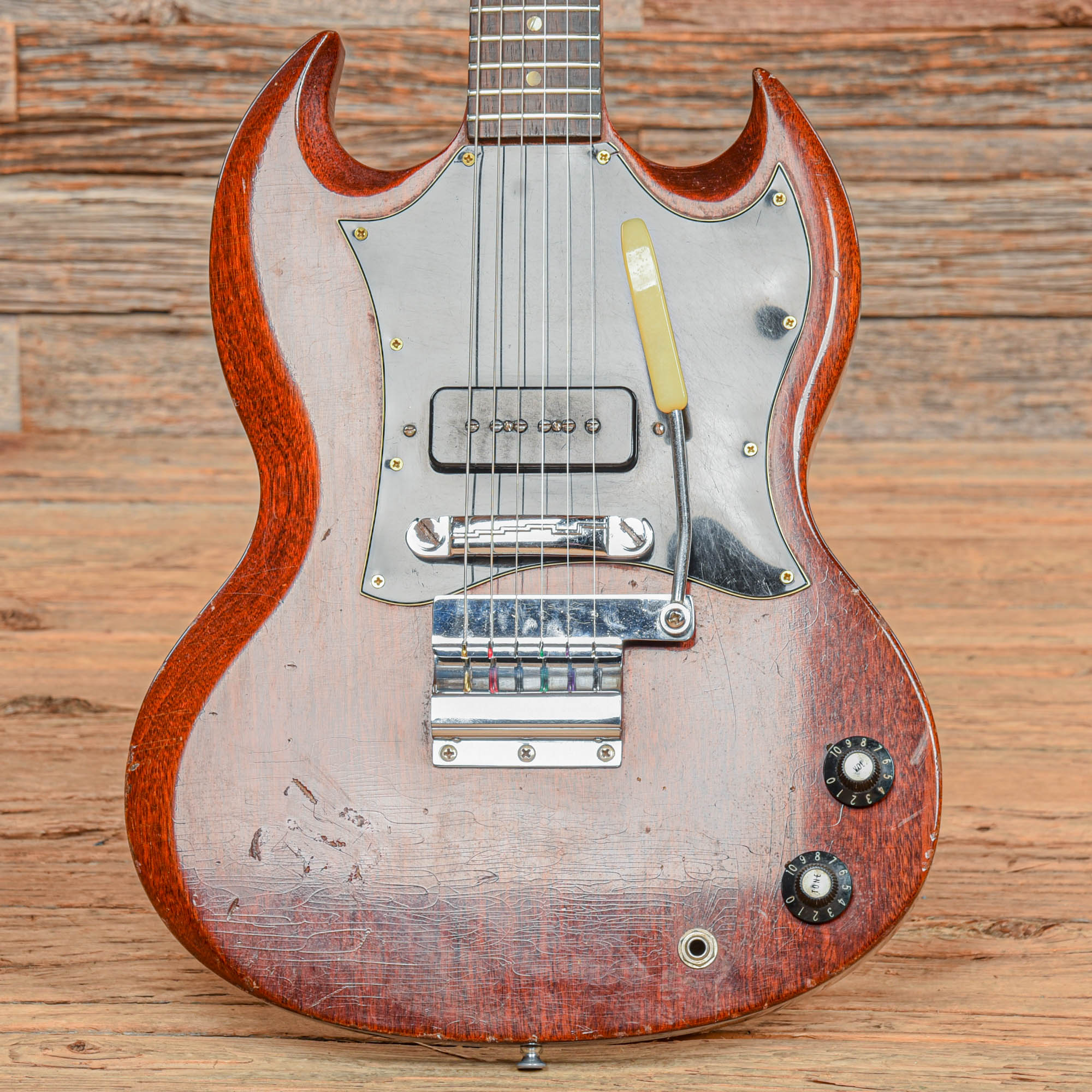 Gibson SG Junior Cherry 1968 Electric Guitars / Solid Body