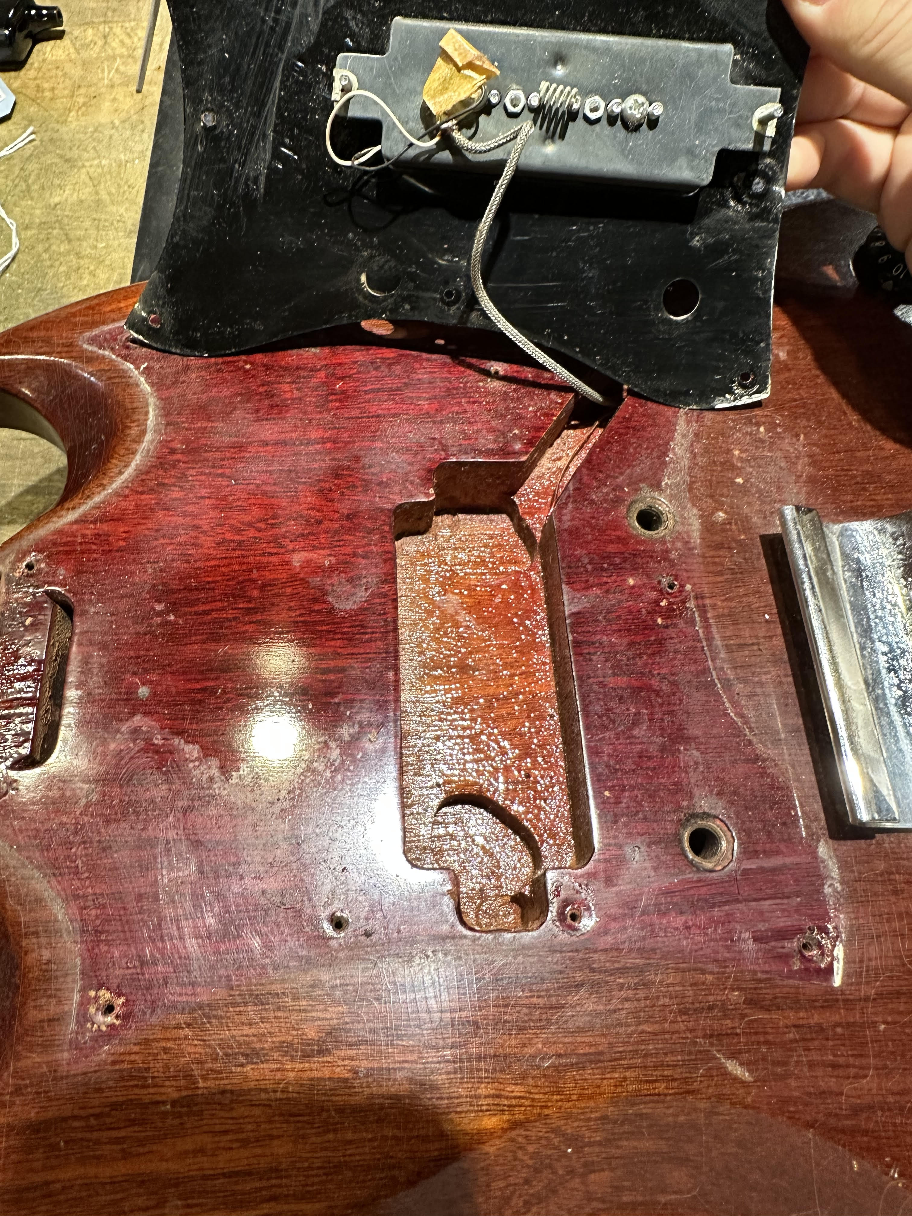 Gibson SG Junior Cherry 1968 Electric Guitars / Solid Body