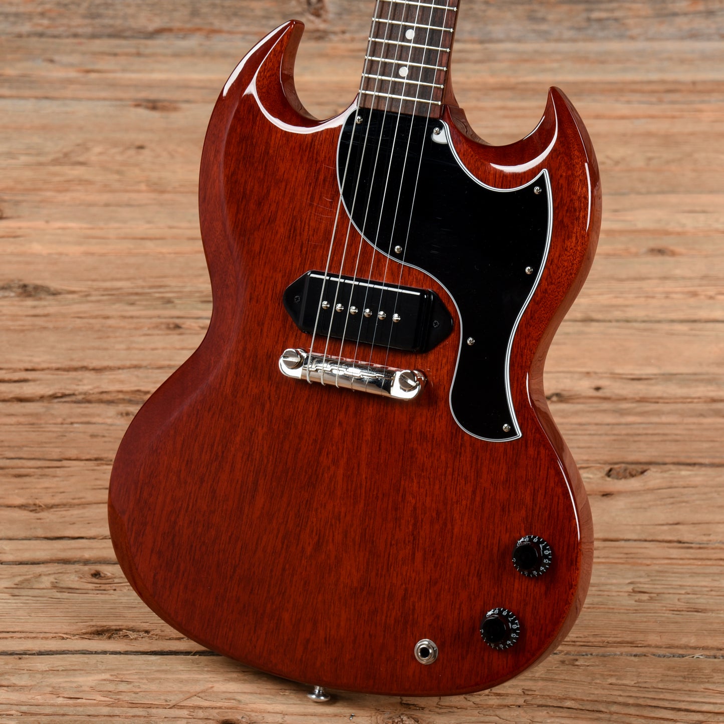 Gibson SG Junior Cherry 2021 Electric Guitars / Solid Body