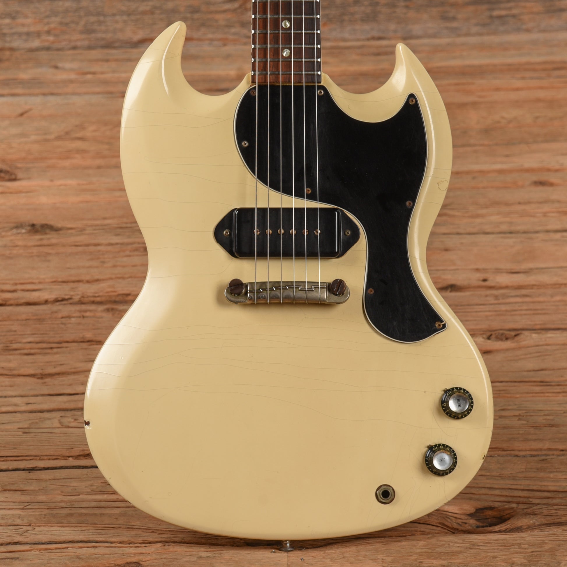 Gibson SG Junior Polaris White 1965 Electric Guitars / Solid Body