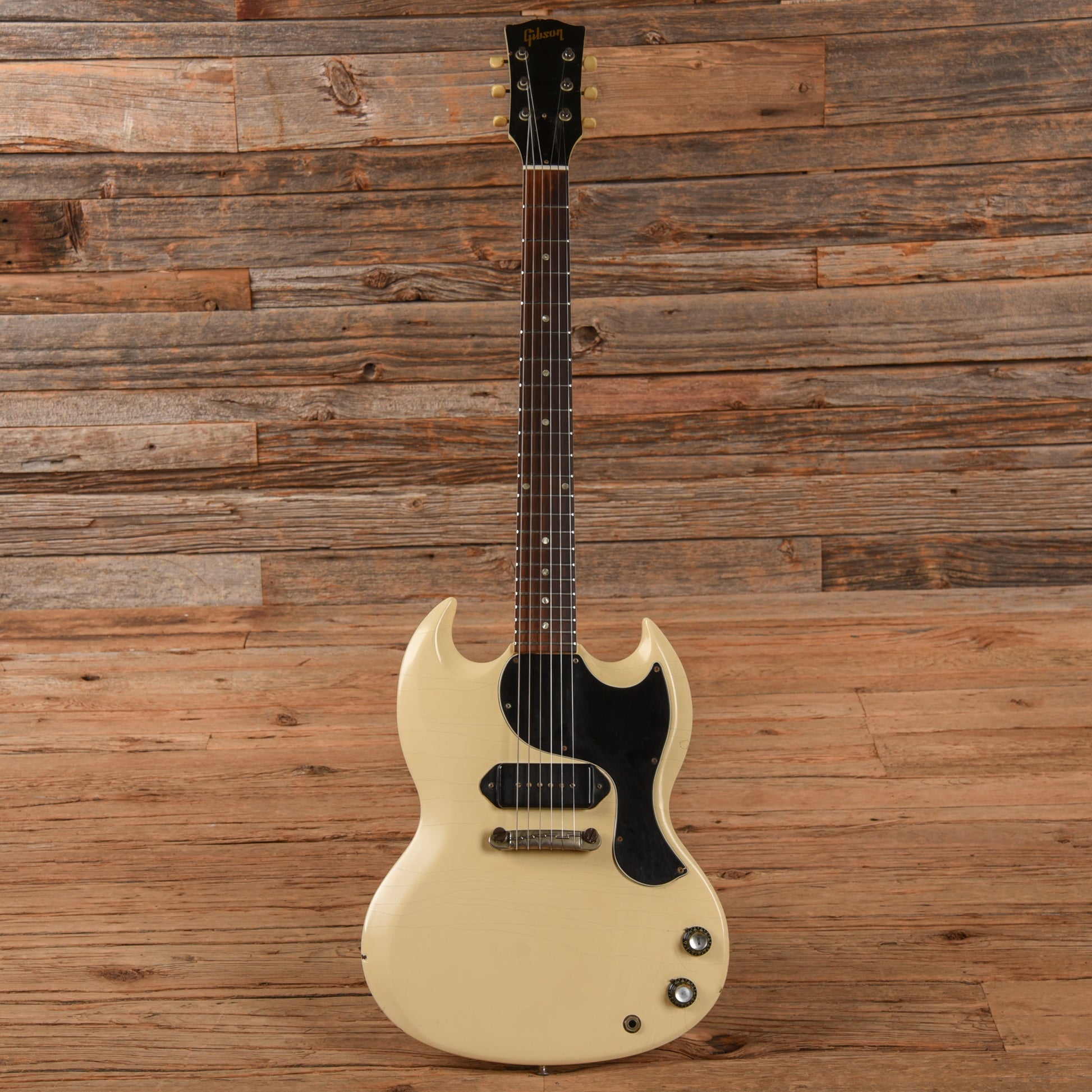 Gibson SG Junior Polaris White 1965 Electric Guitars / Solid Body