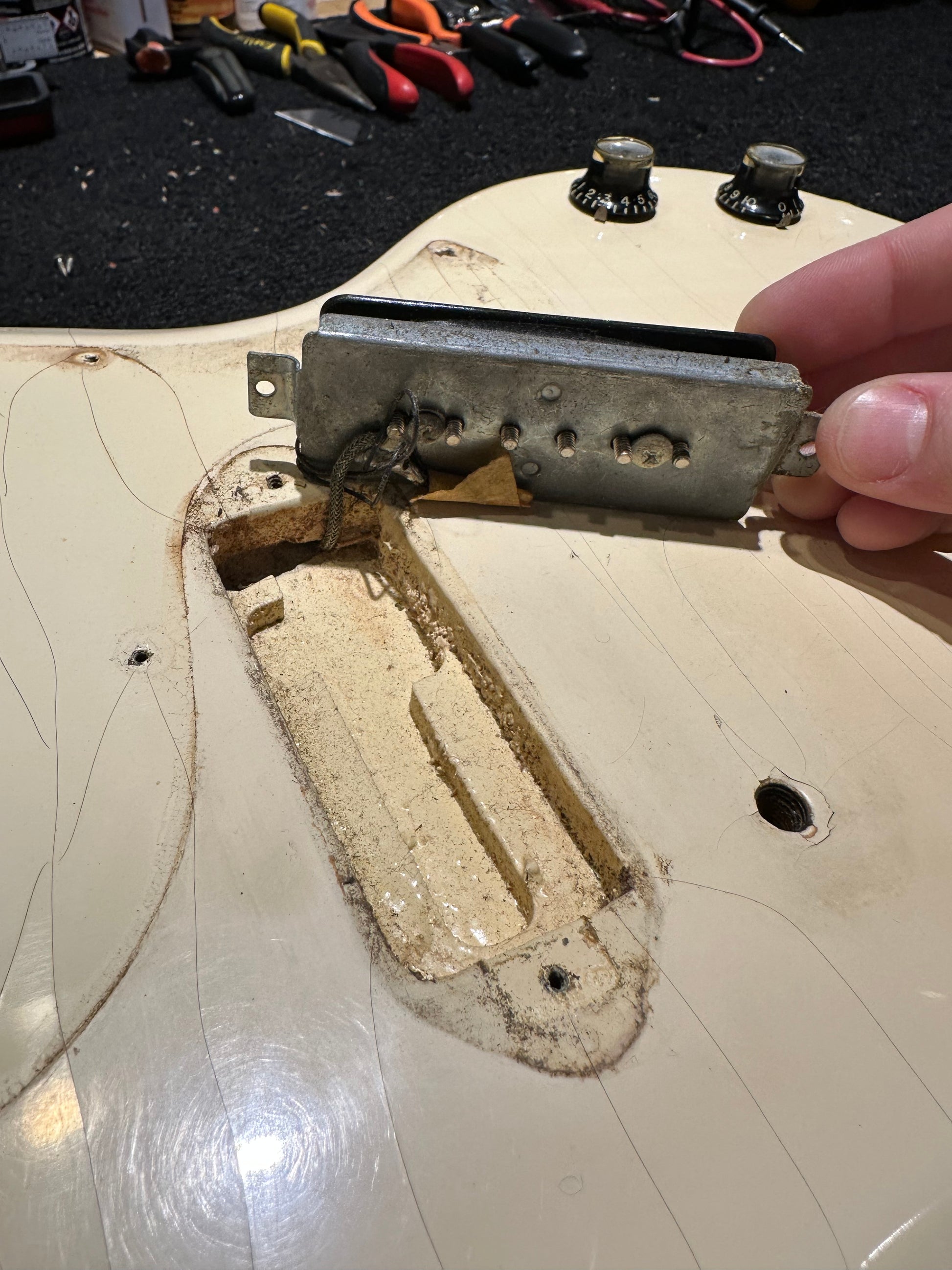 Gibson SG Junior Polaris White 1965 Electric Guitars / Solid Body