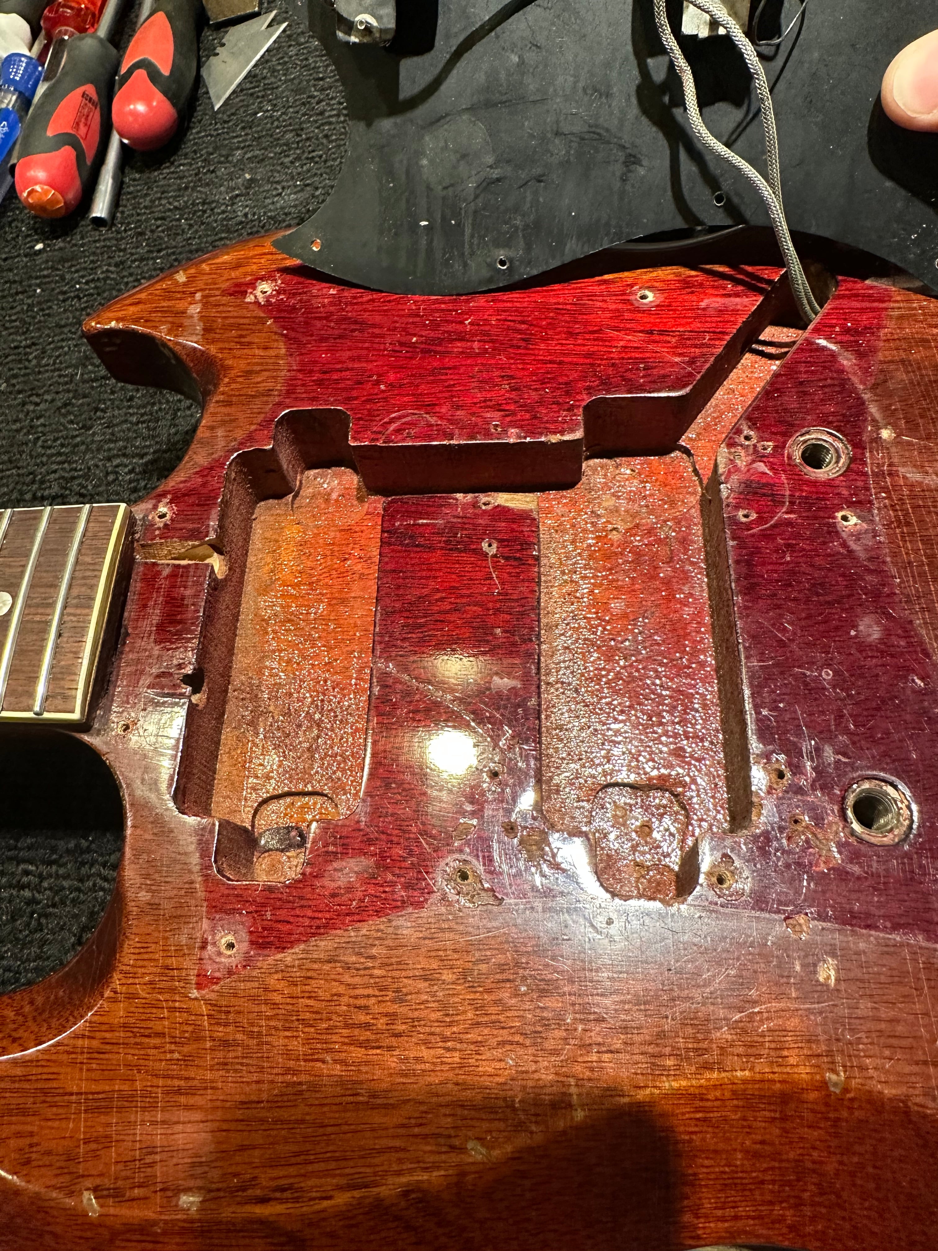 Gibson SG Special Cherry 1970 Electric Guitars / Solid Body