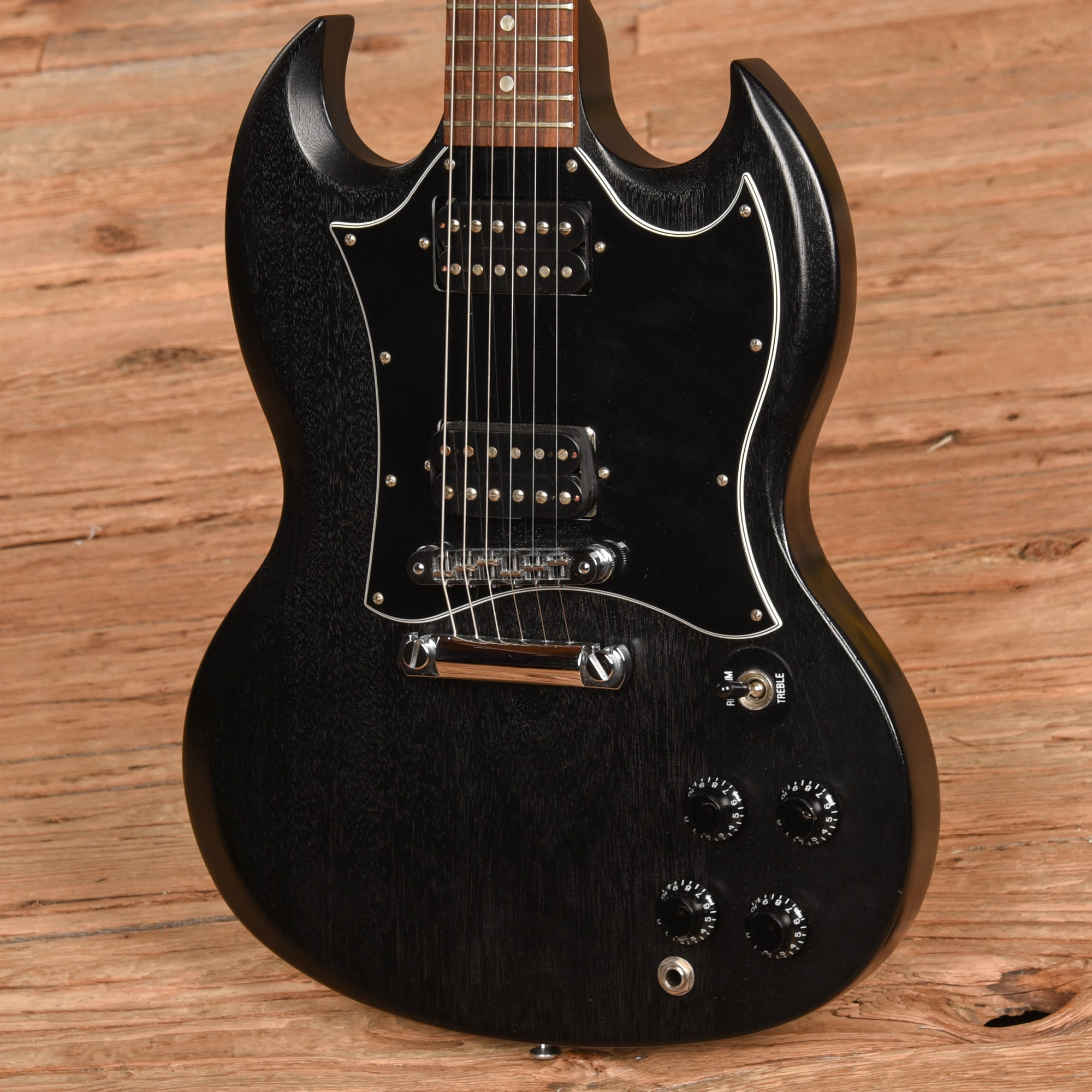Gibson SG Special Faded Worn Ebony 2009 – Chicago Music Exchange