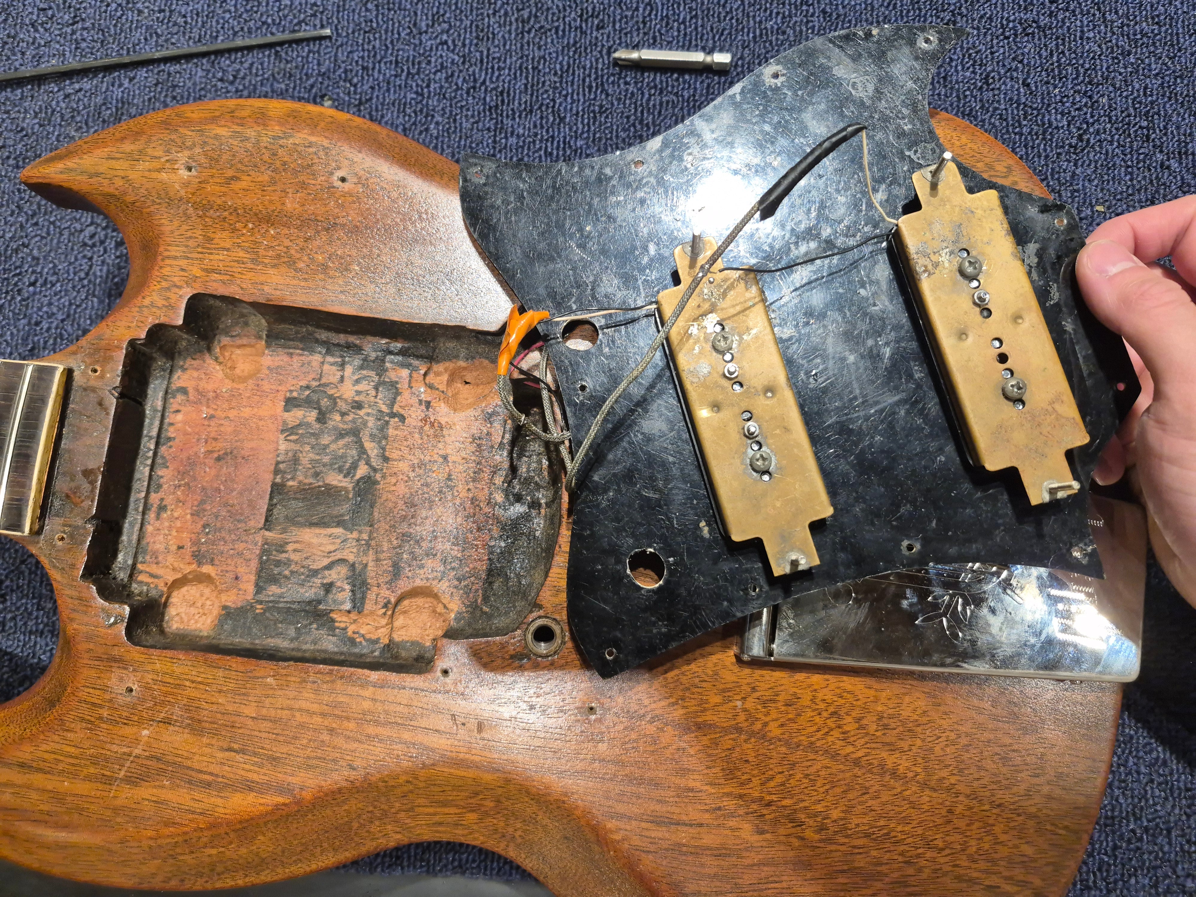 Gibson SG Special Natural Stripped 1969 Electric Guitars / Solid Body