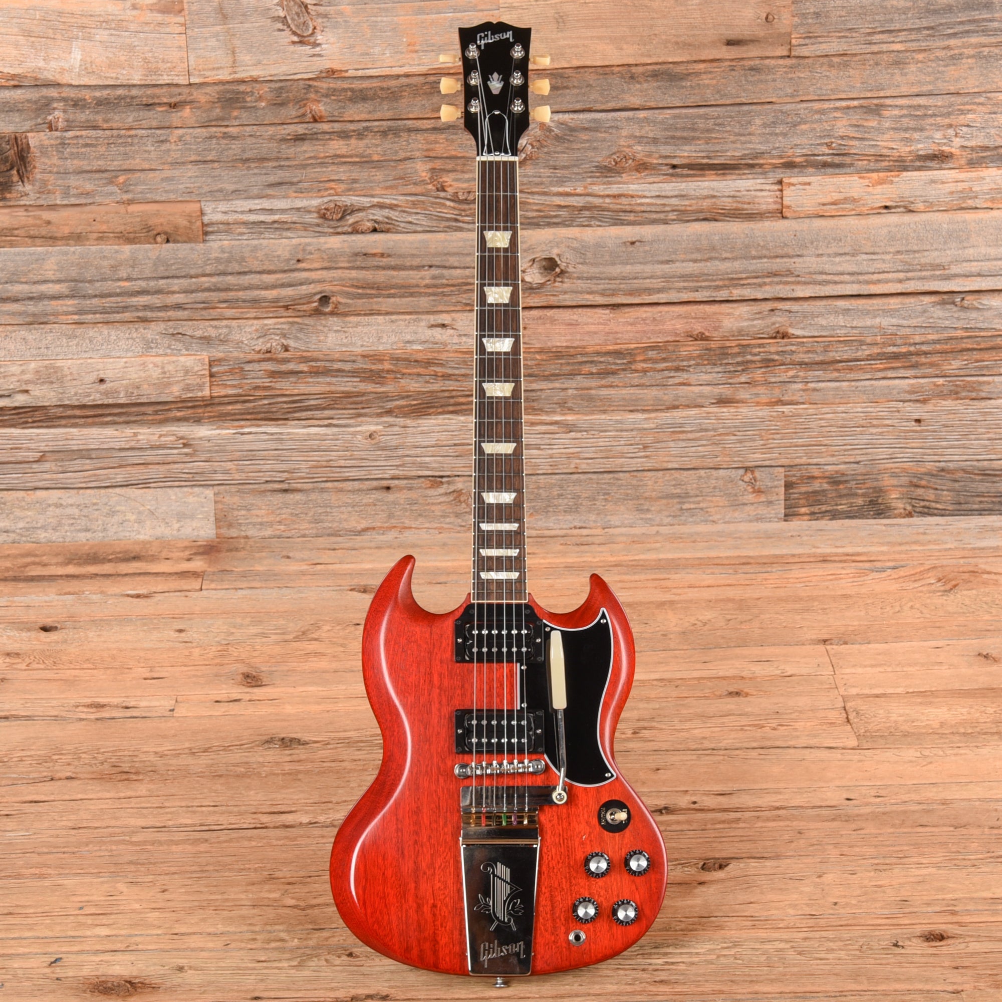 Gibson SG Standard '61 Faded w/ Maestro Vibrola Cherry 2022 Electric Guitars / Solid Body