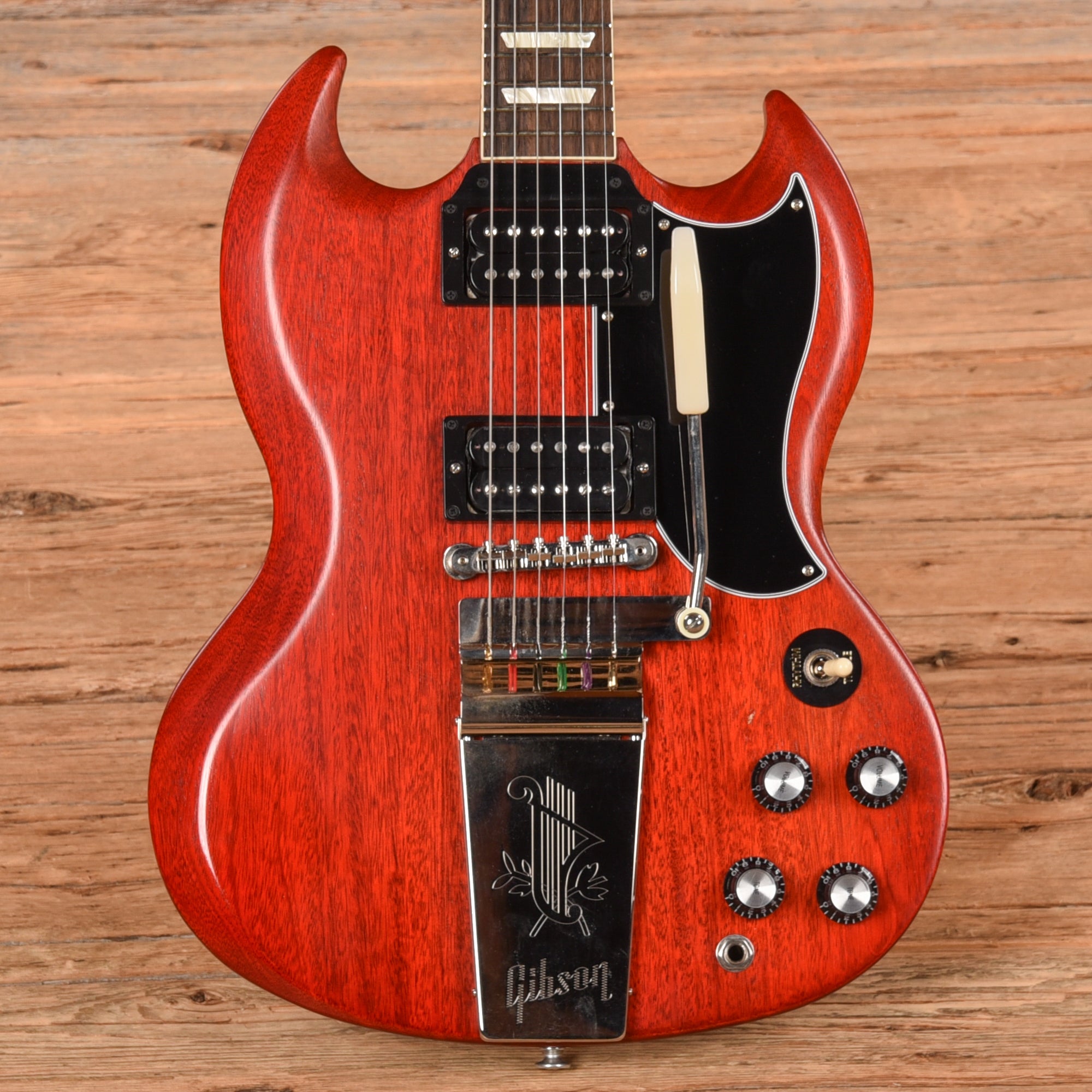 Gibson SG Standard '61 Faded w/ Maestro Vibrola Cherry 2022 Electric Guitars / Solid Body