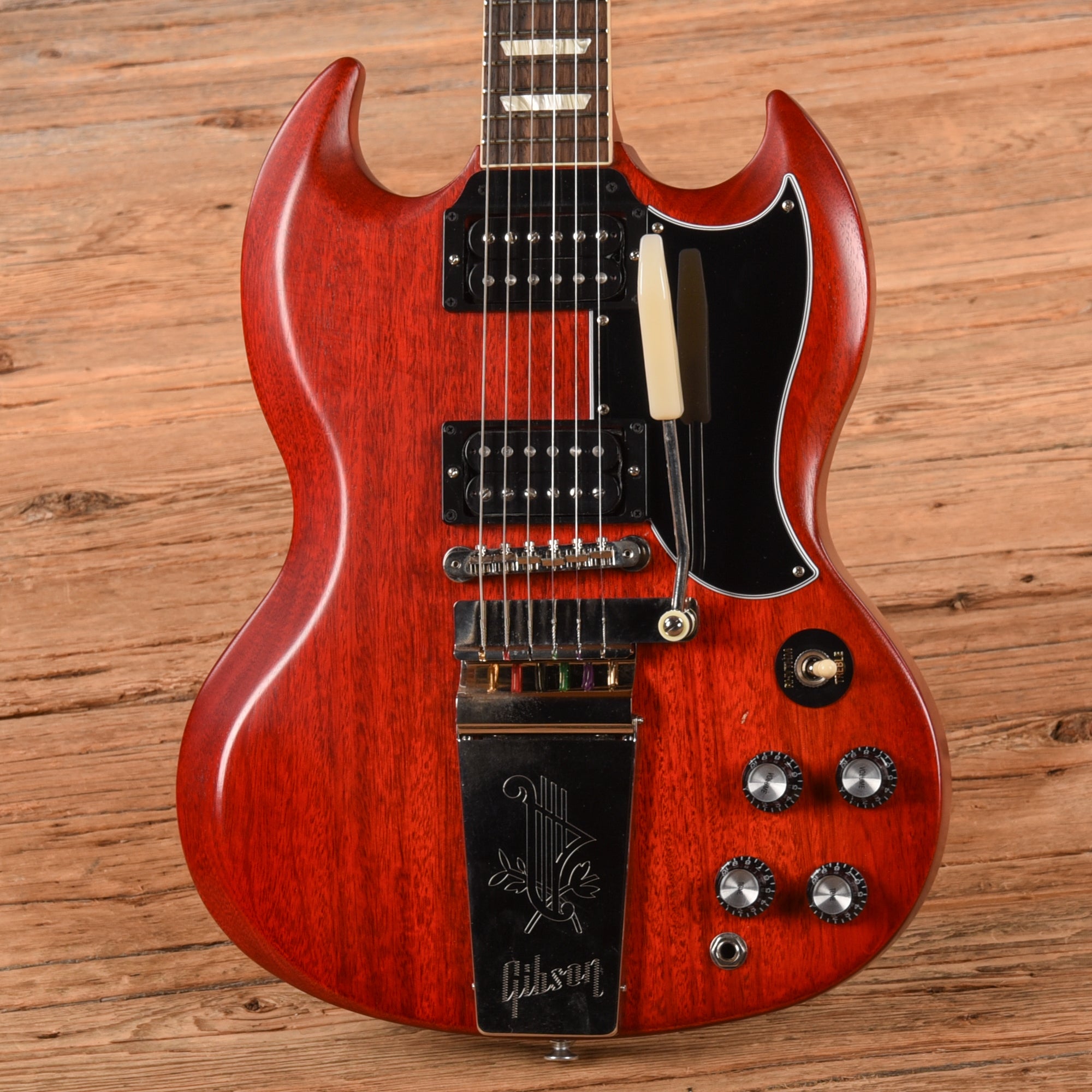 Gibson SG Standard '61 Faded w/ Maestro Vibrola Cherry 2022 Electric Guitars / Solid Body