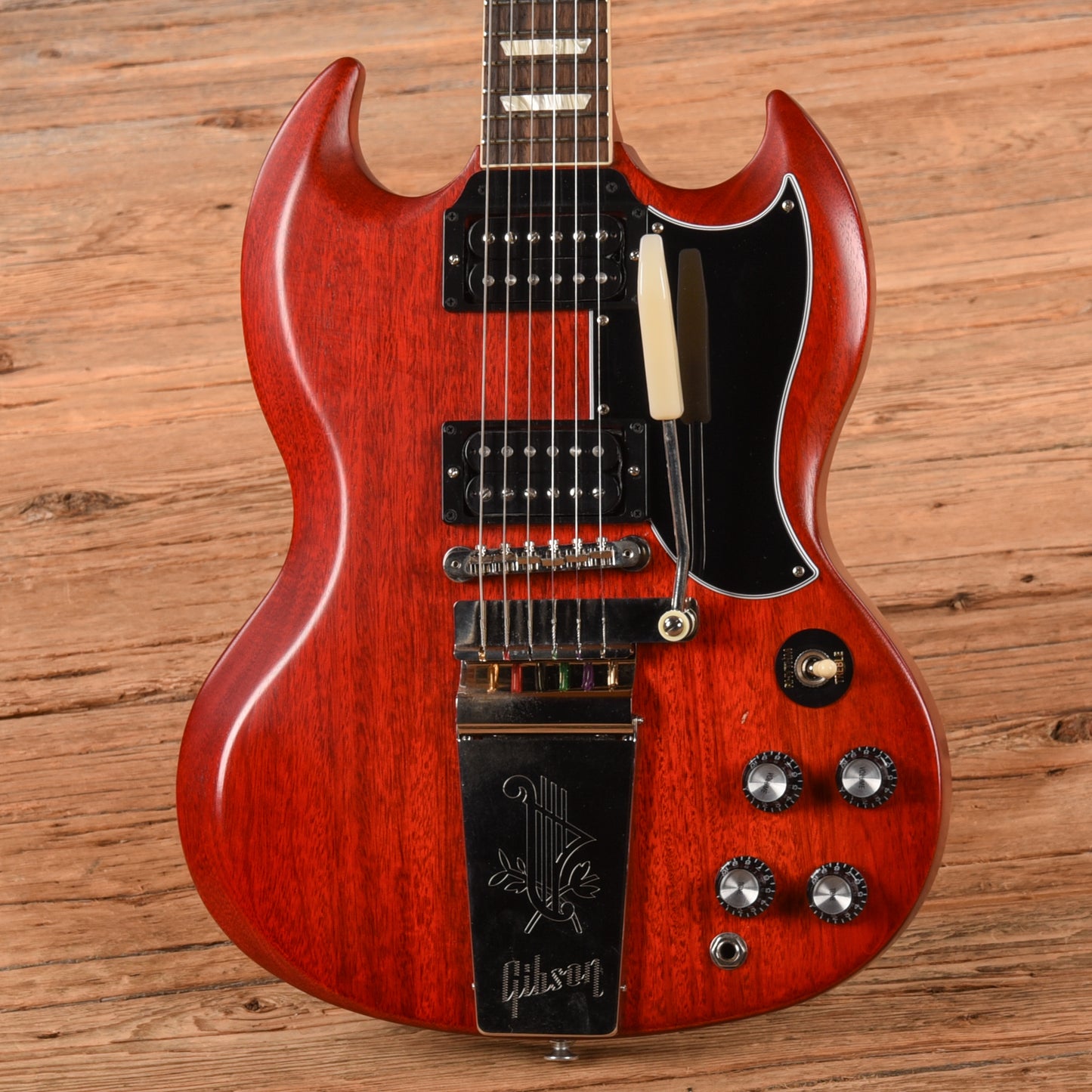 Gibson SG Standard '61 Faded w/ Maestro Vibrola Cherry 2022 Electric Guitars / Solid Body
