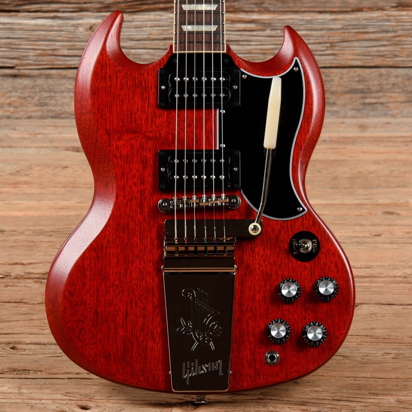 Gibson SG Standard '61 Faded with Maestro Vibrola Cherry 2022 Electric Guitars / Solid Body