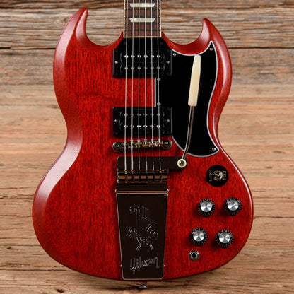 Gibson SG Standard '61 Faded with Maestro Vibrola Cherry 2022 Electric Guitars / Solid Body