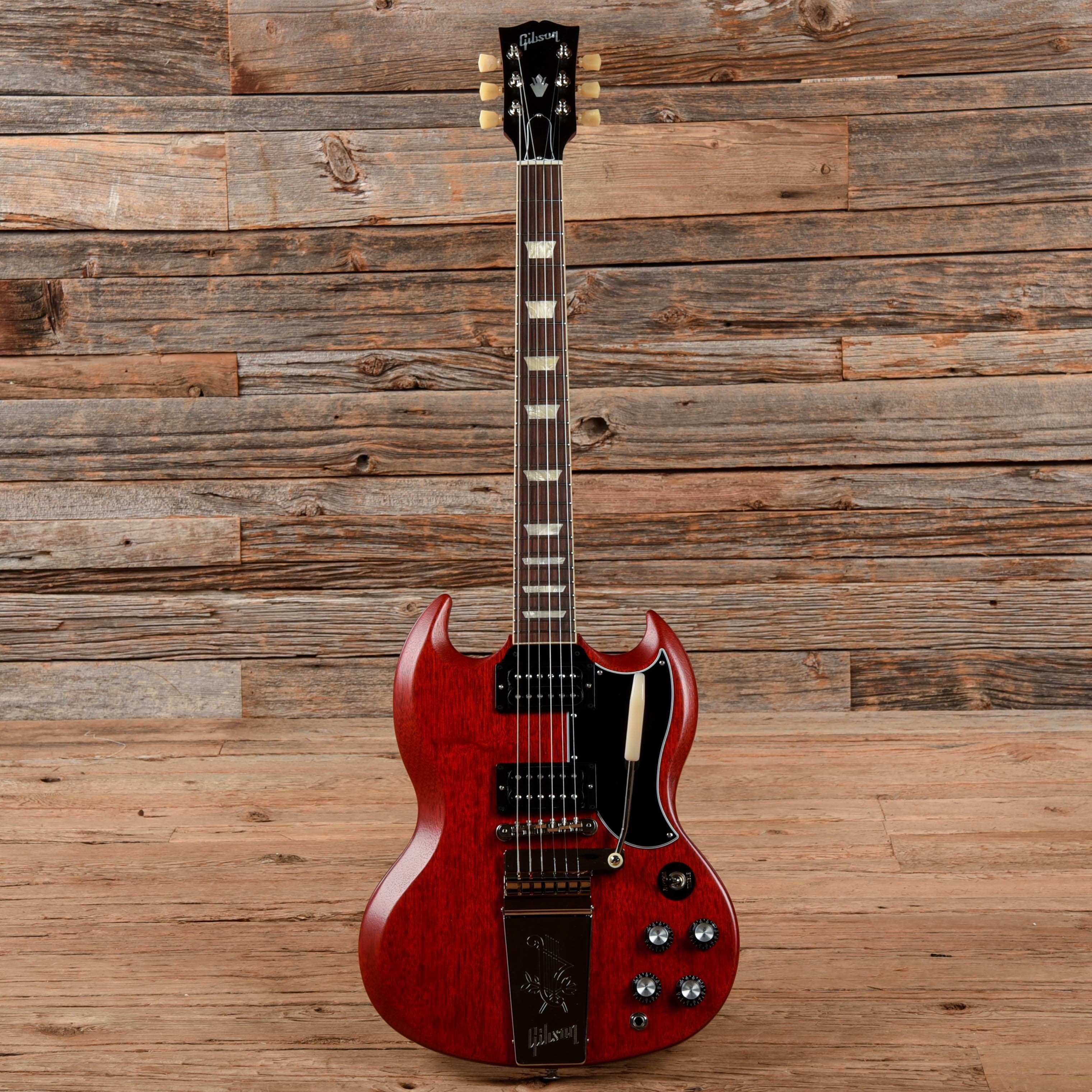 Gibson SG Standard '61 Faded with Maestro Vibrola Cherry 2022 Electric Guitars / Solid Body