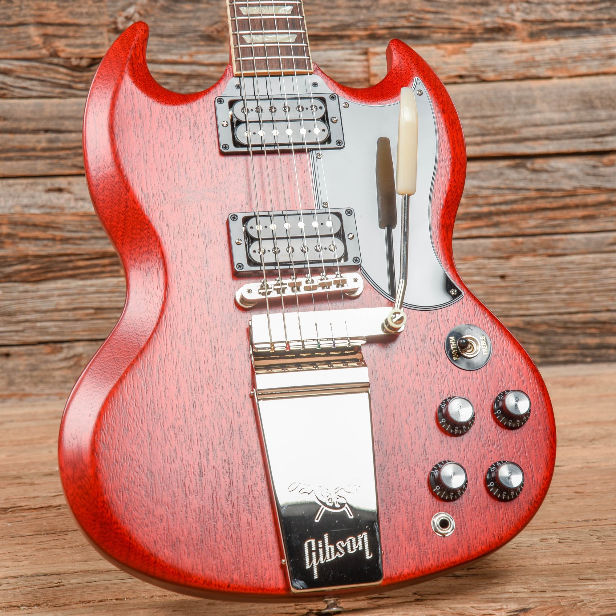 Gibson SG Standard '61 Faded with Maestro Vibrola Cherry 2022 Chicago