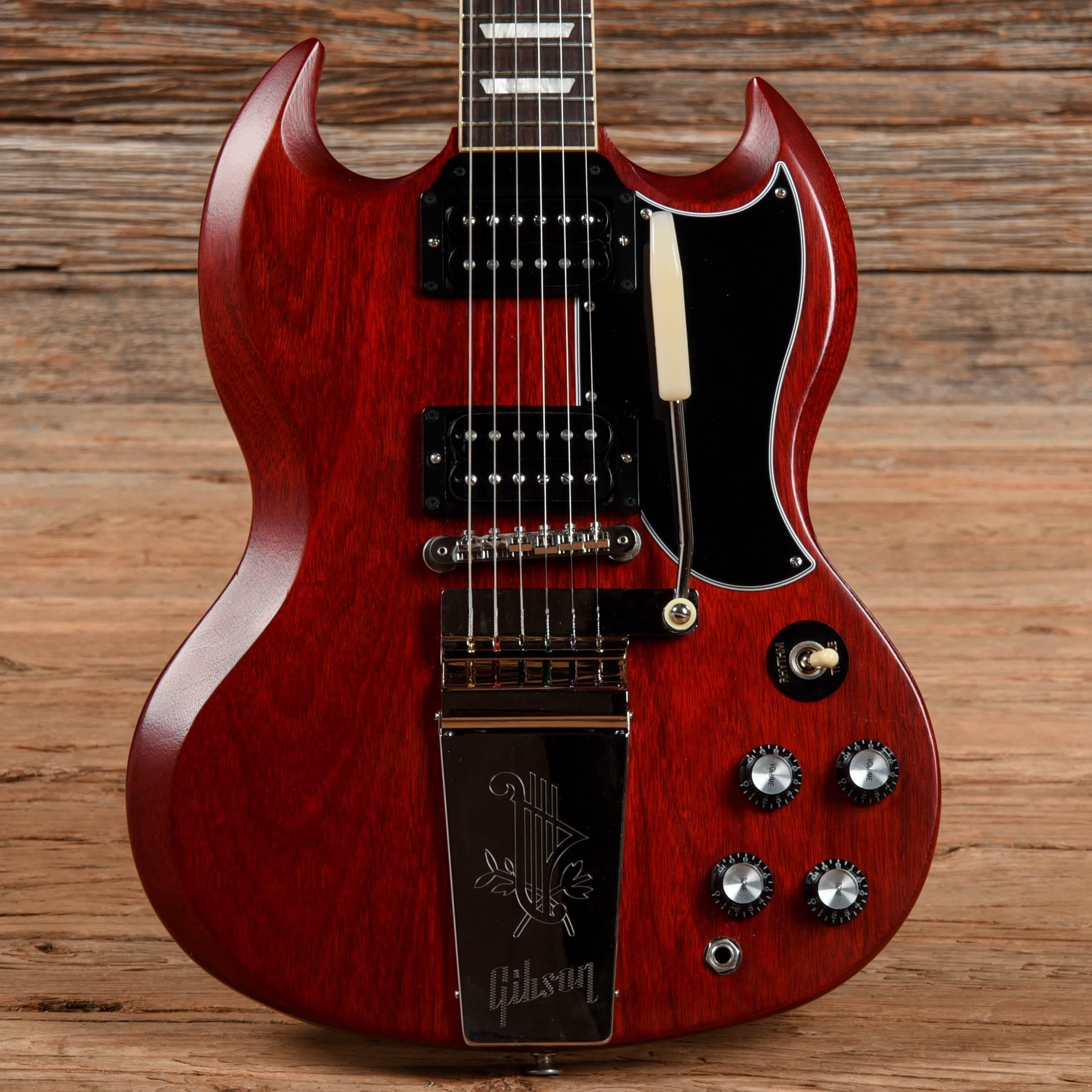 Gibson SG Standard '61 Faded with Maestro Vibrola Cherry 2022 Electric Guitars / Solid Body