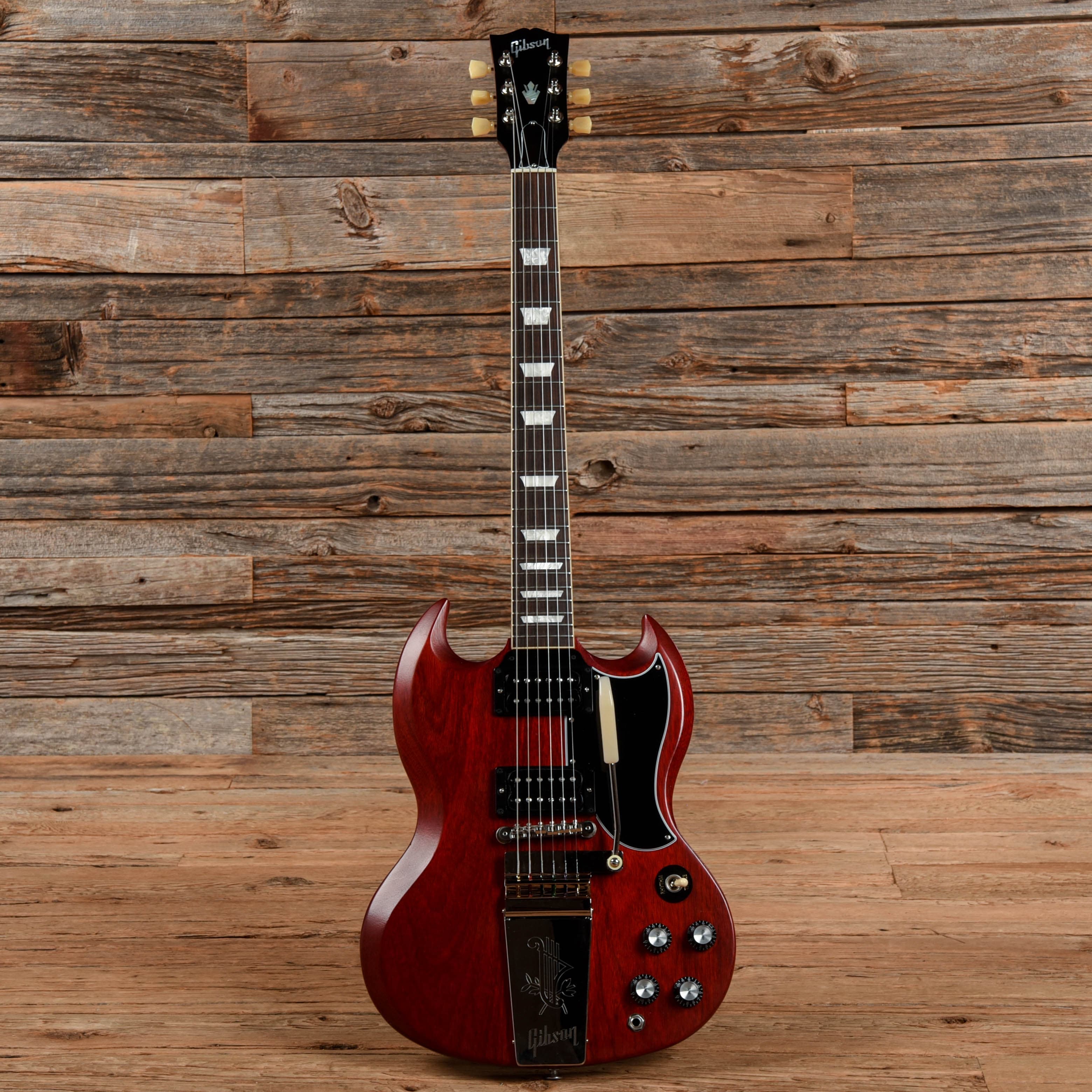Gibson SG Standard '61 Faded with Maestro Vibrola Cherry 2022 Electric Guitars / Solid Body