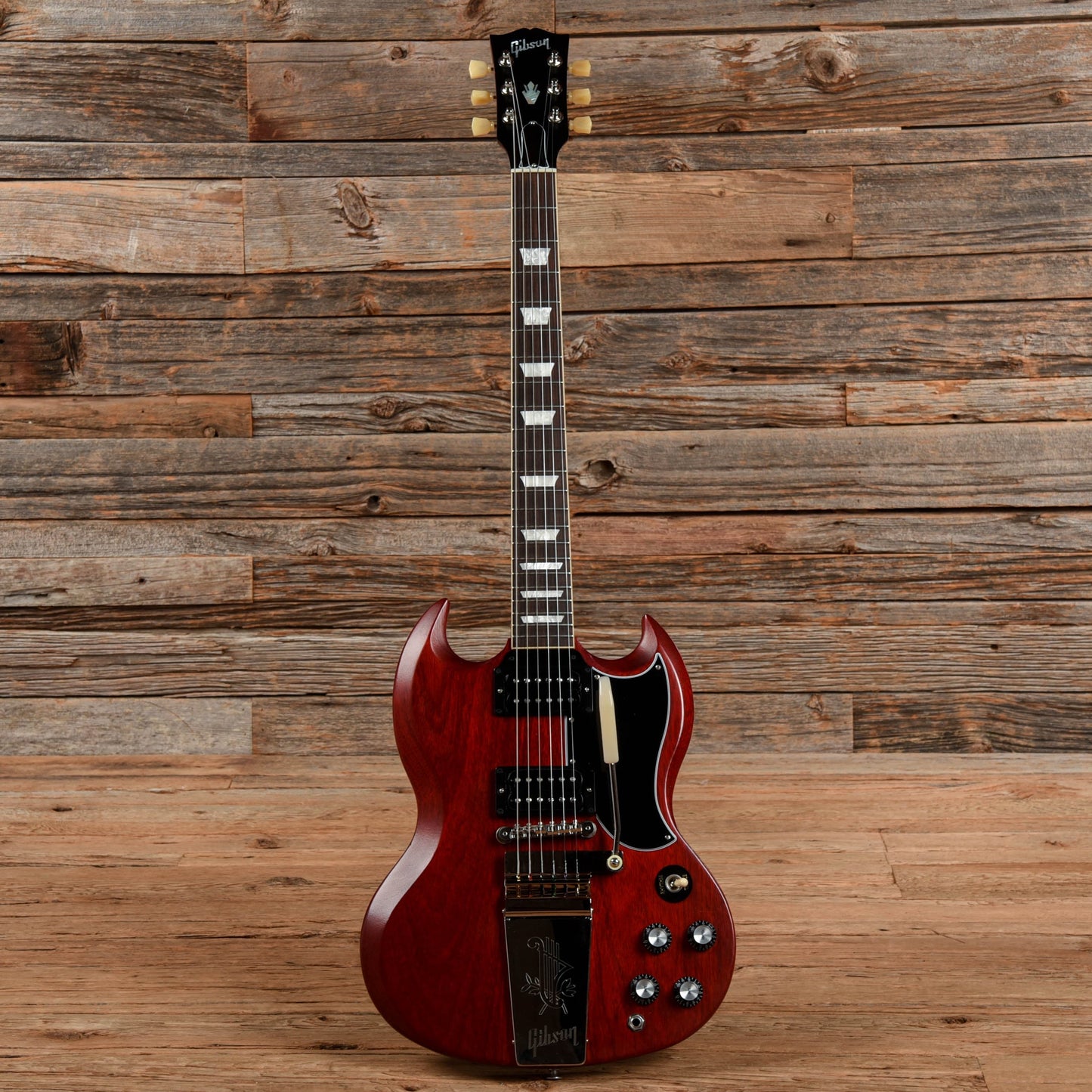 Gibson SG Standard '61 Faded with Maestro Vibrola Cherry 2022 Electric Guitars / Solid Body