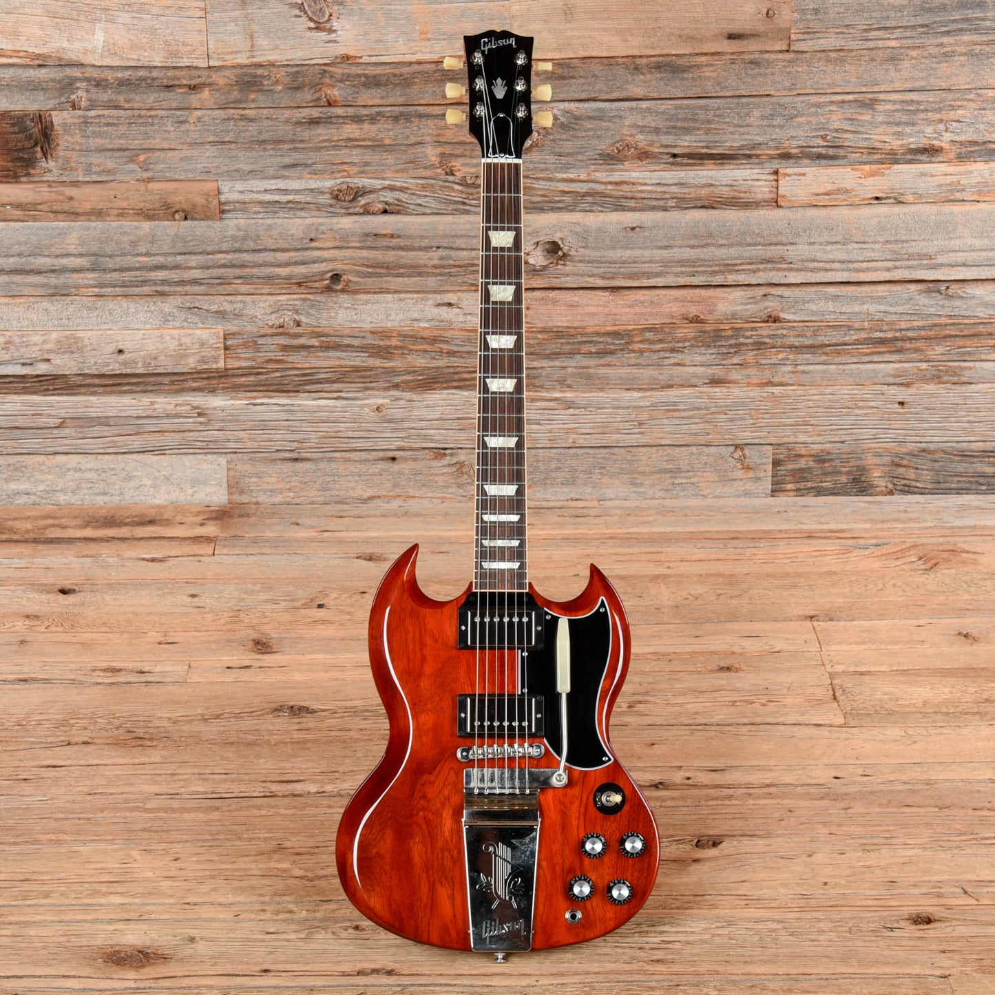 Gibson SG Standard '61 With Maestro Vibrola Vintage Cherry 2019 Electric Guitars / Solid Body