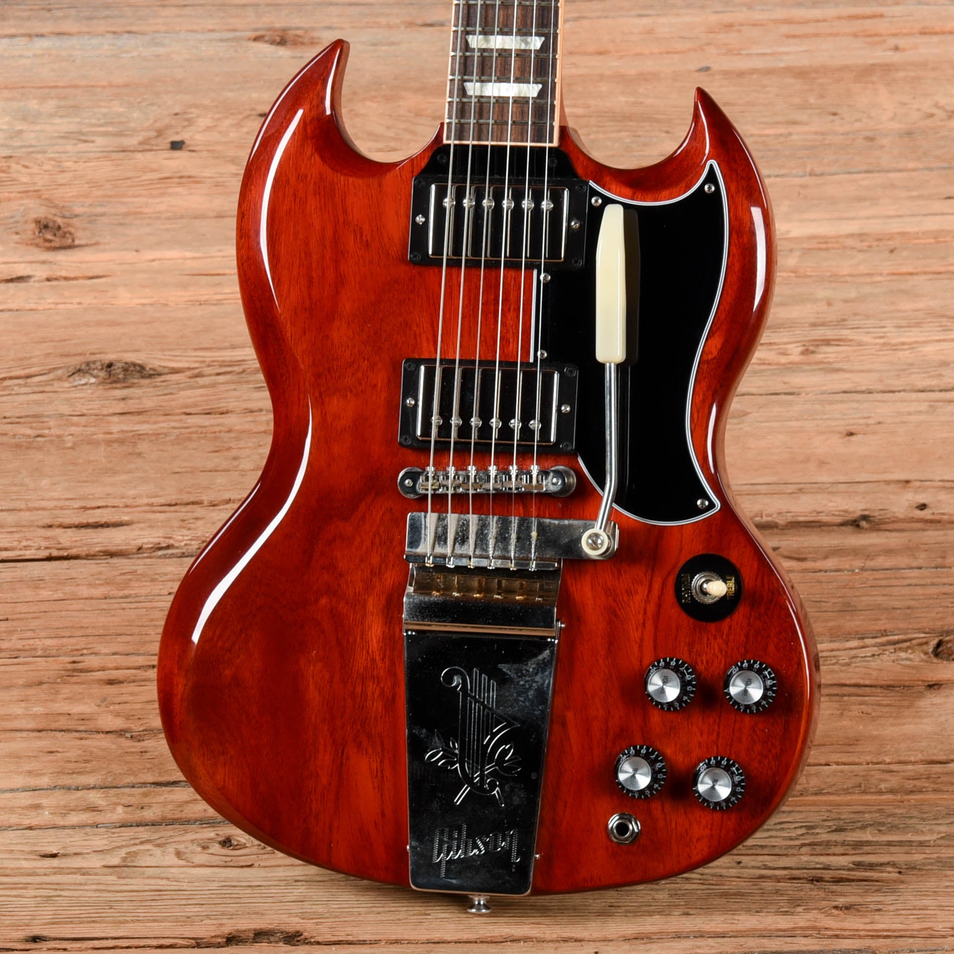 Gibson SG Standard '61 With Maestro Vibrola Vintage Cherry 2019 Electric Guitars / Solid Body